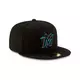 New Era Miami Marlins 59FIFTY Authentic Collection On-Field Fitted Hat - BLACK Thumbnail View 2