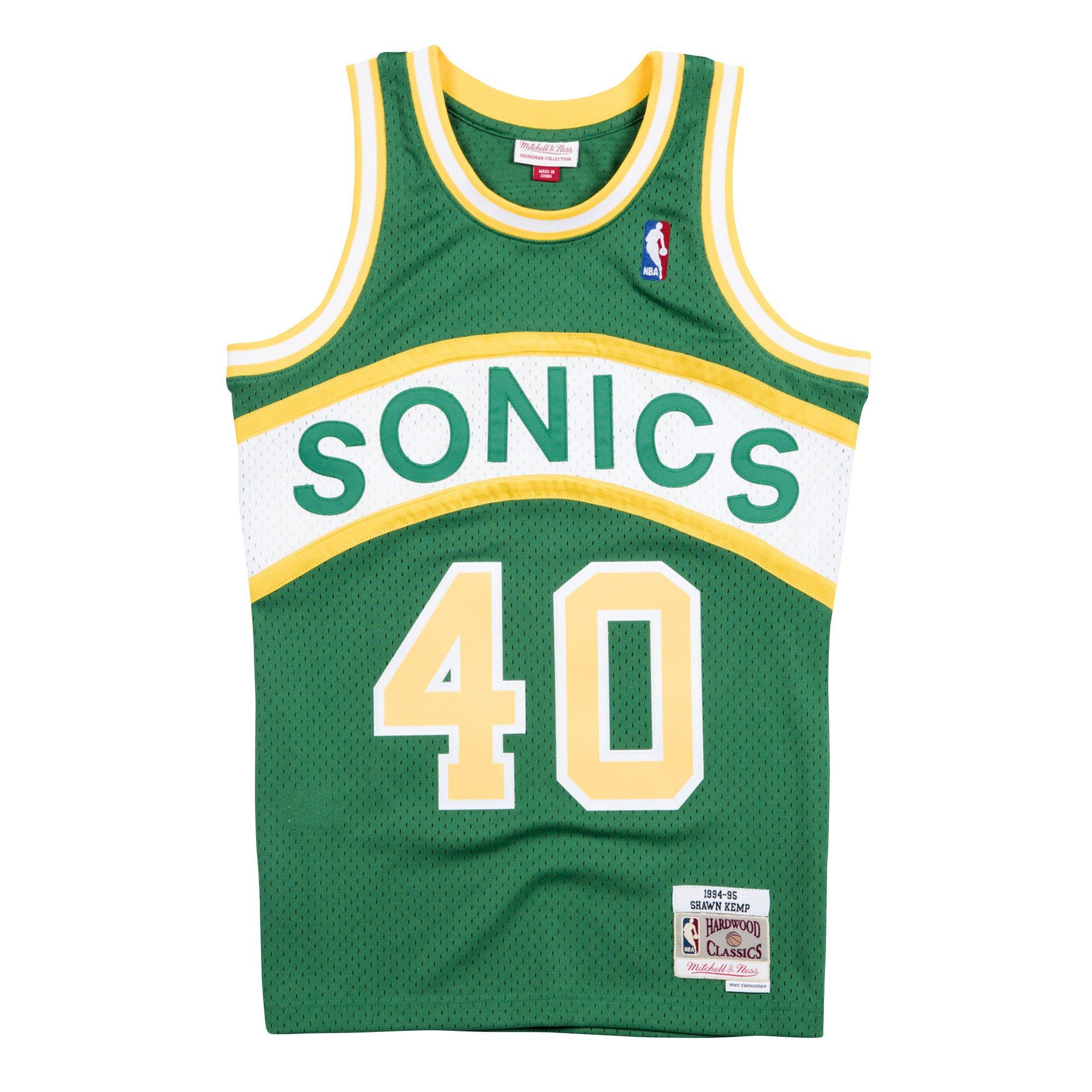 Mitchell & Ness Infant Boys and Girls Shawn Kemp Green Seattle