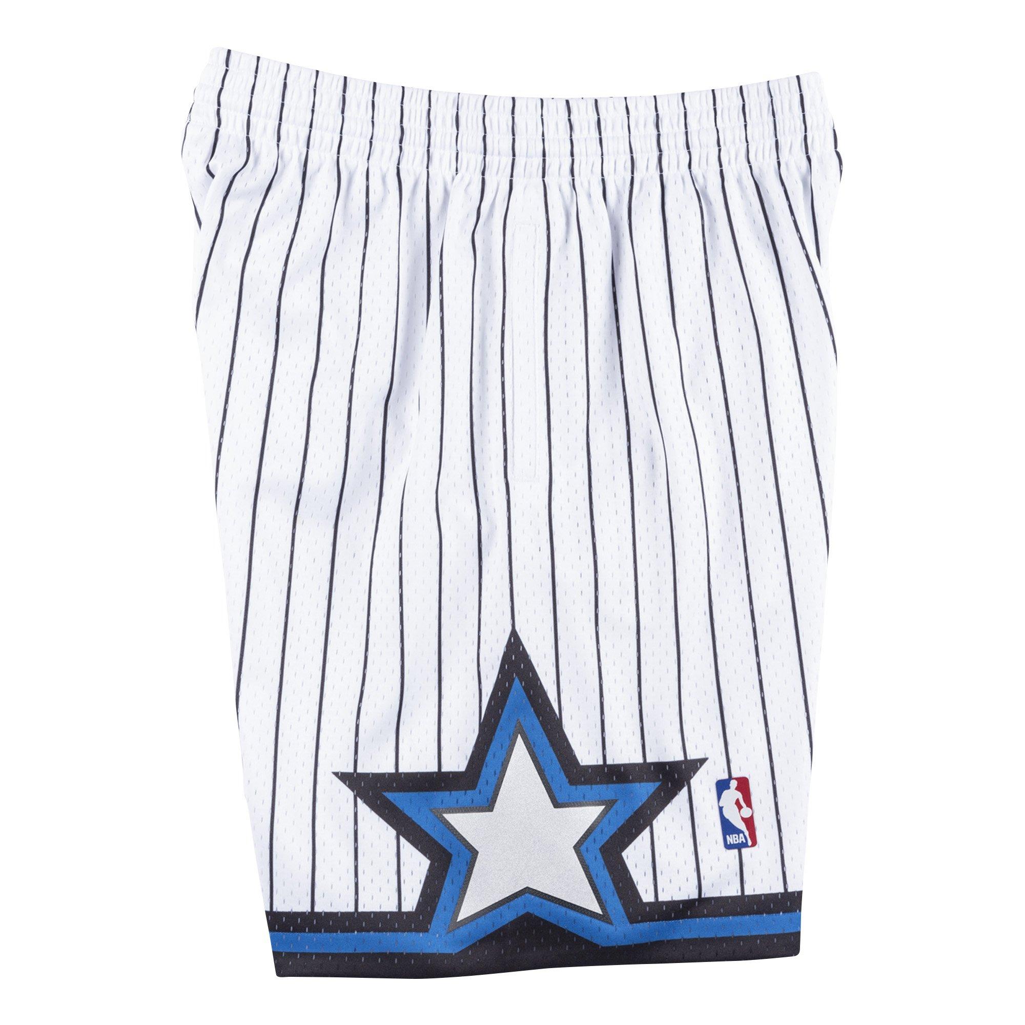 Men's Mitchell & Ness Royal Orlando Magic Hardwood Classics Team Swingman  Shorts 