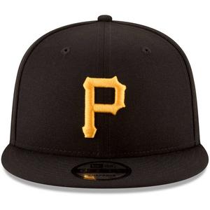 New Era Pittsburgh Pirates Basic 9FIFTY Snapback Hat - Black