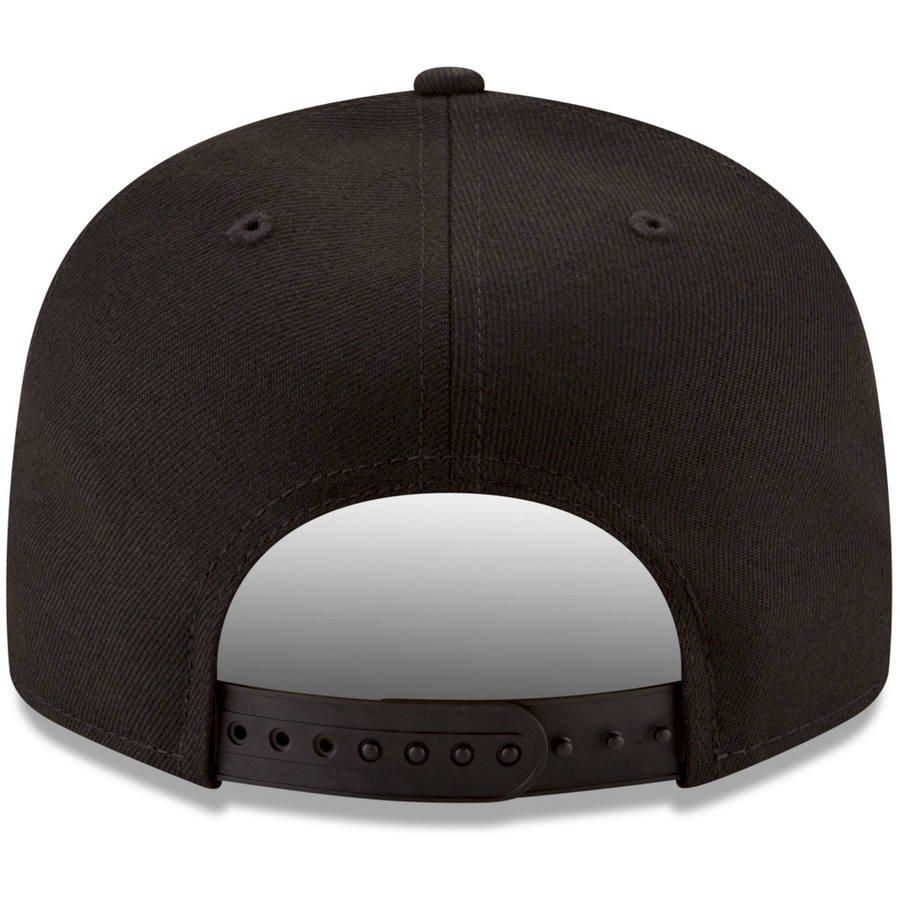 New Era Pittsburgh Pirates Basic 9FIFTY Snapback Hat - Black - BLACK Thumbnail View 4