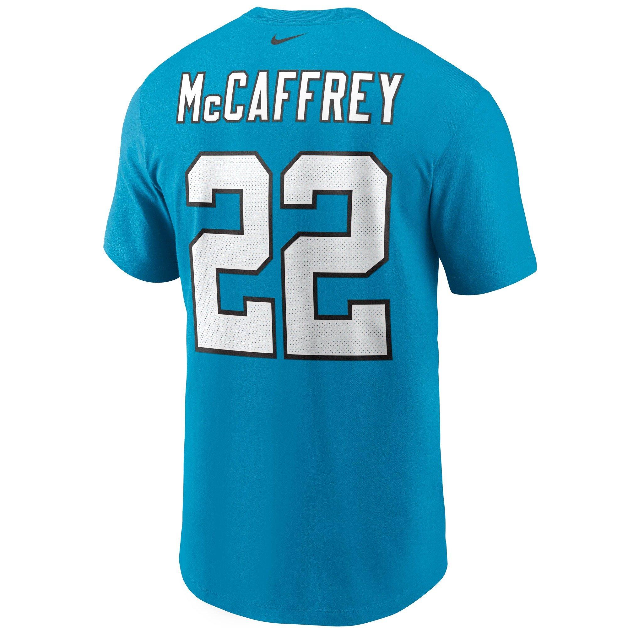 official store christian Nike mccaffrey Black jersey Panthers 