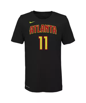 Nike Youth Atlanta Hawks Trae Young Icon Name & Number T-Shirt Black XL
