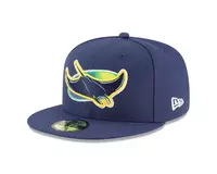 New Era Tampa Bay Rays Authentic Collection Alternate 2 59FIFTY Fitted Hat - NAVY