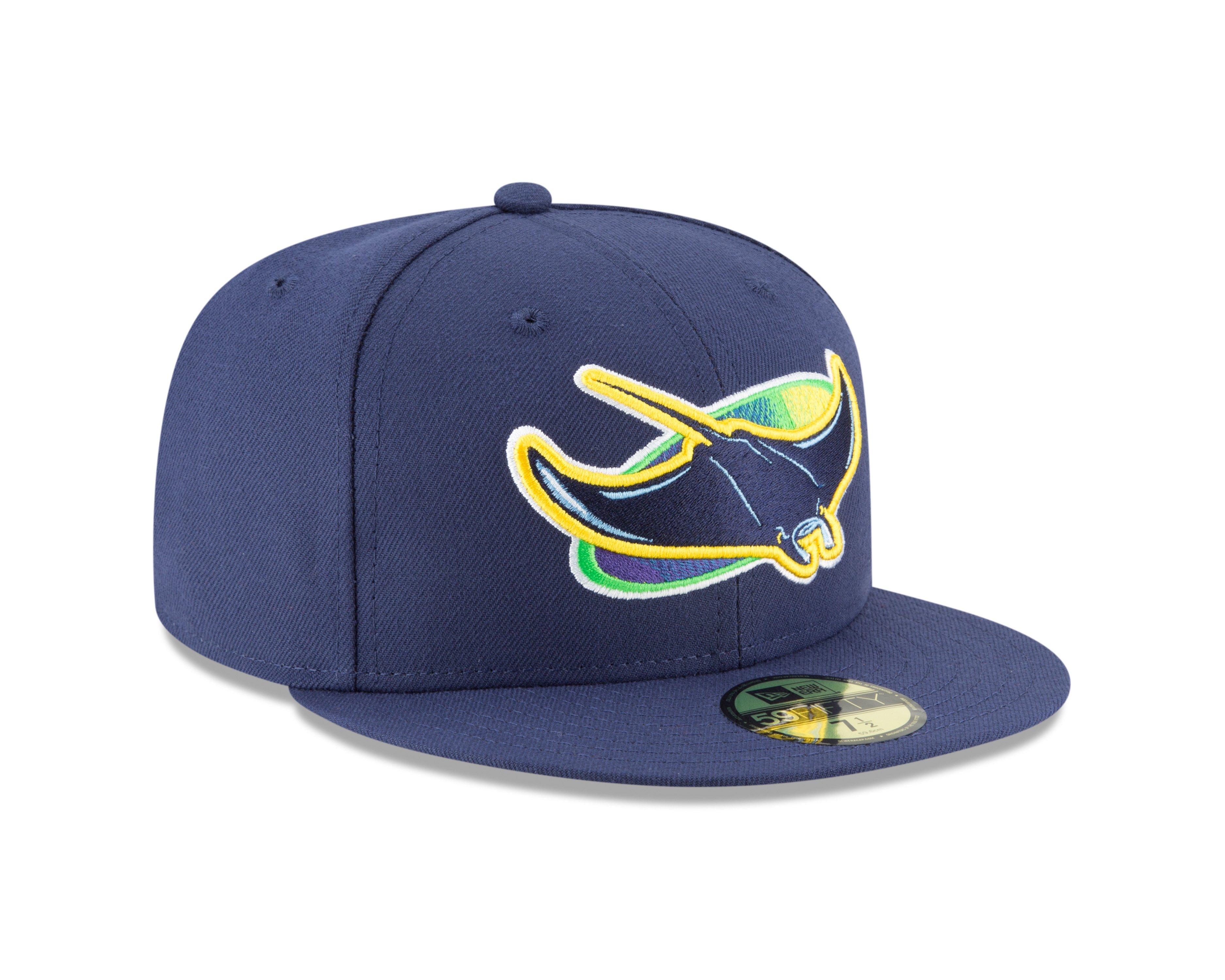 New Era Tampa Bay Rays Authentic Collection Alternate 2 59FIFTY Fitted Hat-Navy - NAVY Thumbnail View 2