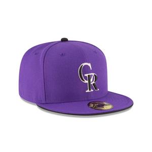 New Era Colorado Rockies 59FIFTY Authentic Collection Alternate 2 Fitted Hat-Purple