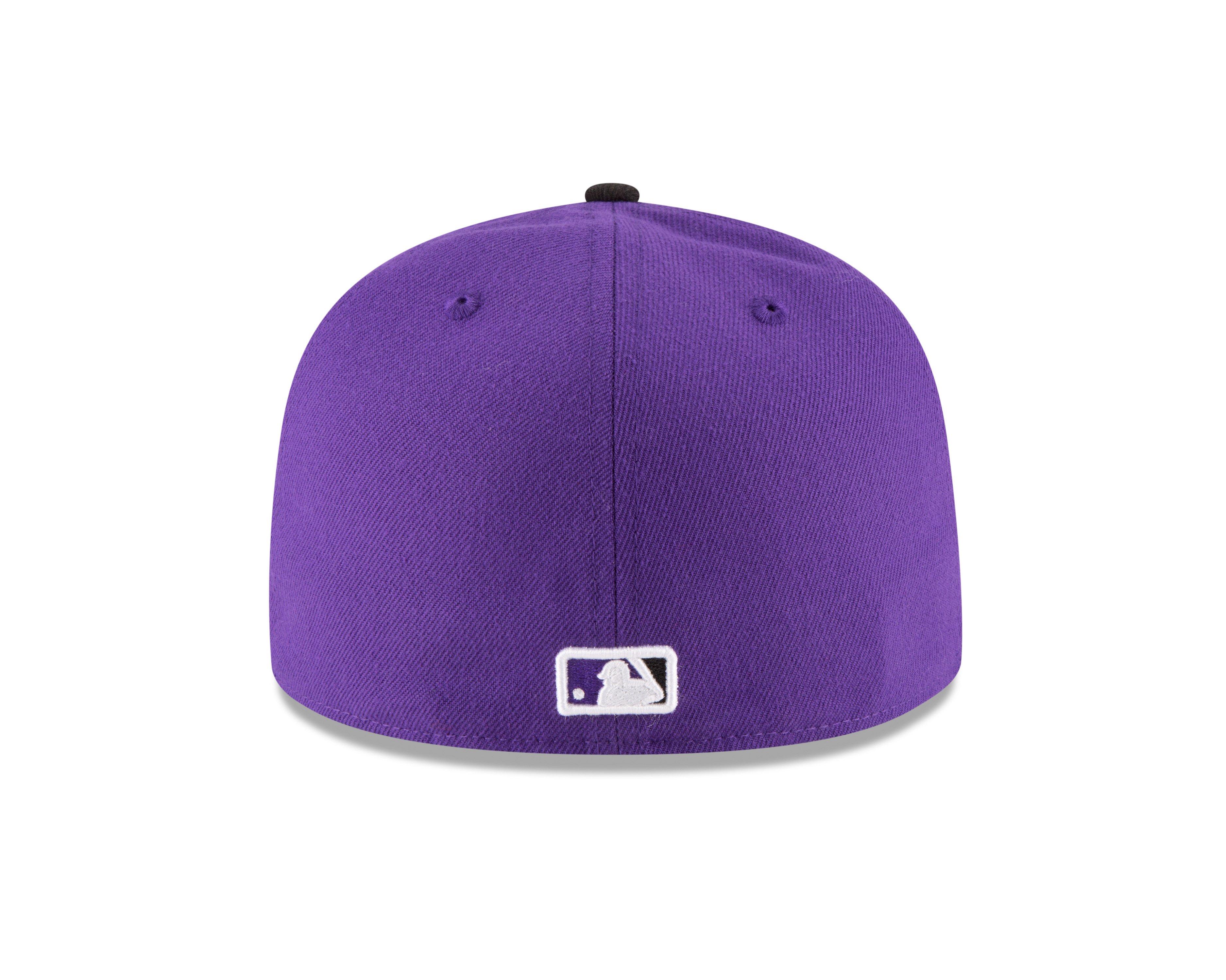 New Era Colorado Rockies 59FIFTY Authentic Collection Alternate 2 Fitted Hat-Purple