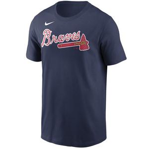 Nike Men's Atlanta Braves Ronald Acuna Jr. Name & Number MLB Short Sleeve Tee