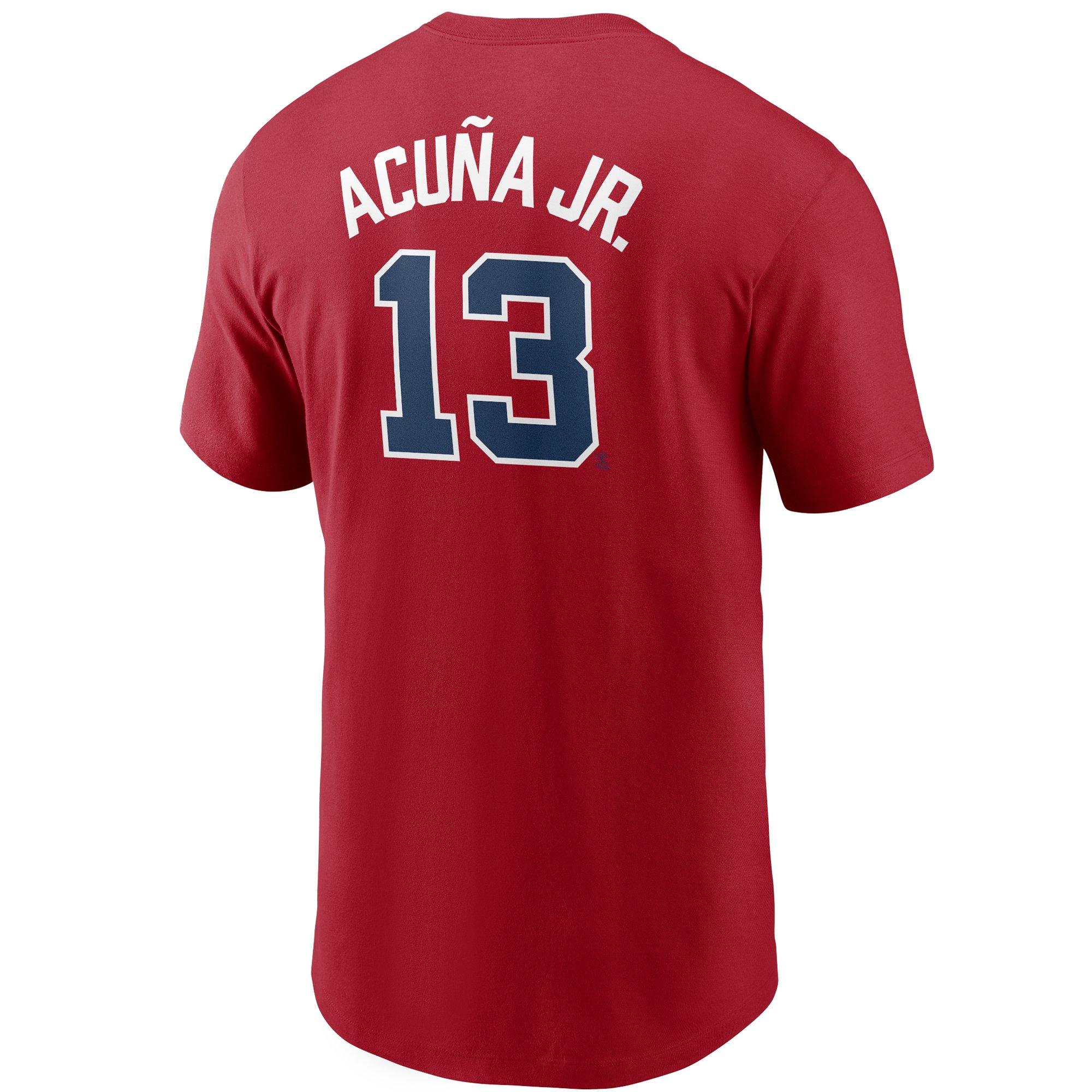 Nike Youth Atlanta Braves Ronald Acuna Jr. Alternate Name & Number MLB  Short Sleeve Tee - Hibbett