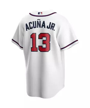 Nike Men's Atlanta Braves Ronald Acuna Jr. Alternate Replica MLB Jersey -  Hibbett