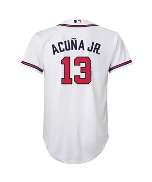 Youth Nike Ronald Acuña Jr. White Atlanta Braves 2022 MLB All-Star Game  Replica Player Jersey
