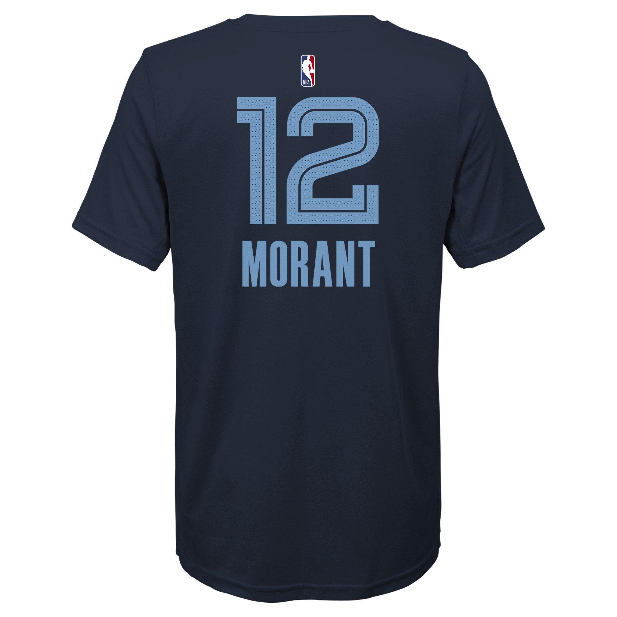 Nike Ja Morant Memphis Grizzlies Name & Number Youth Dri-Fit Tee