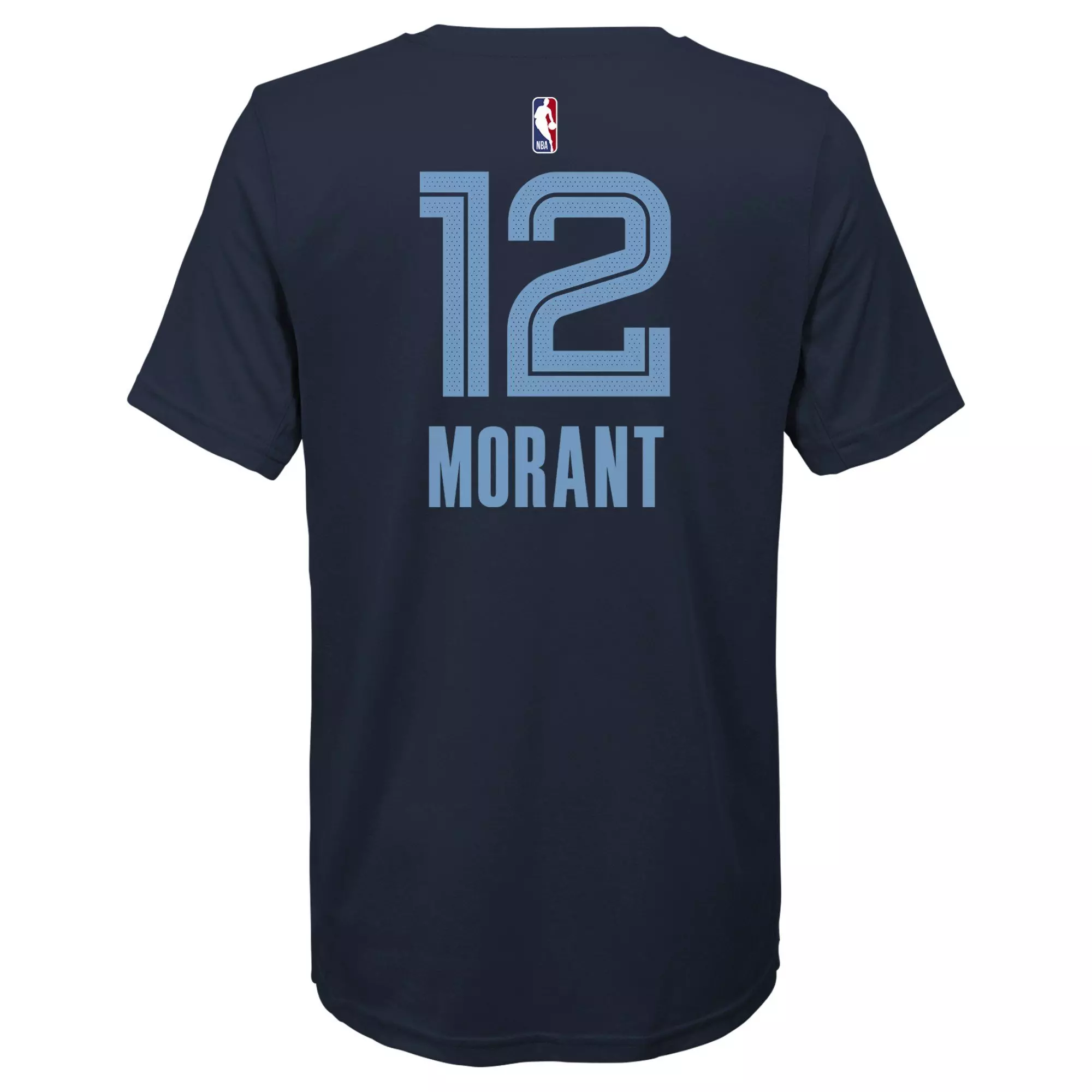 Nike Youth Ja Morant Memphis Grizzlies Name & Number Dri-Fit Tee - NAVY
