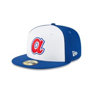 New Era Atlanta Braves 59FIFTY Blue Chill Club Fitted Hat - Hibbett