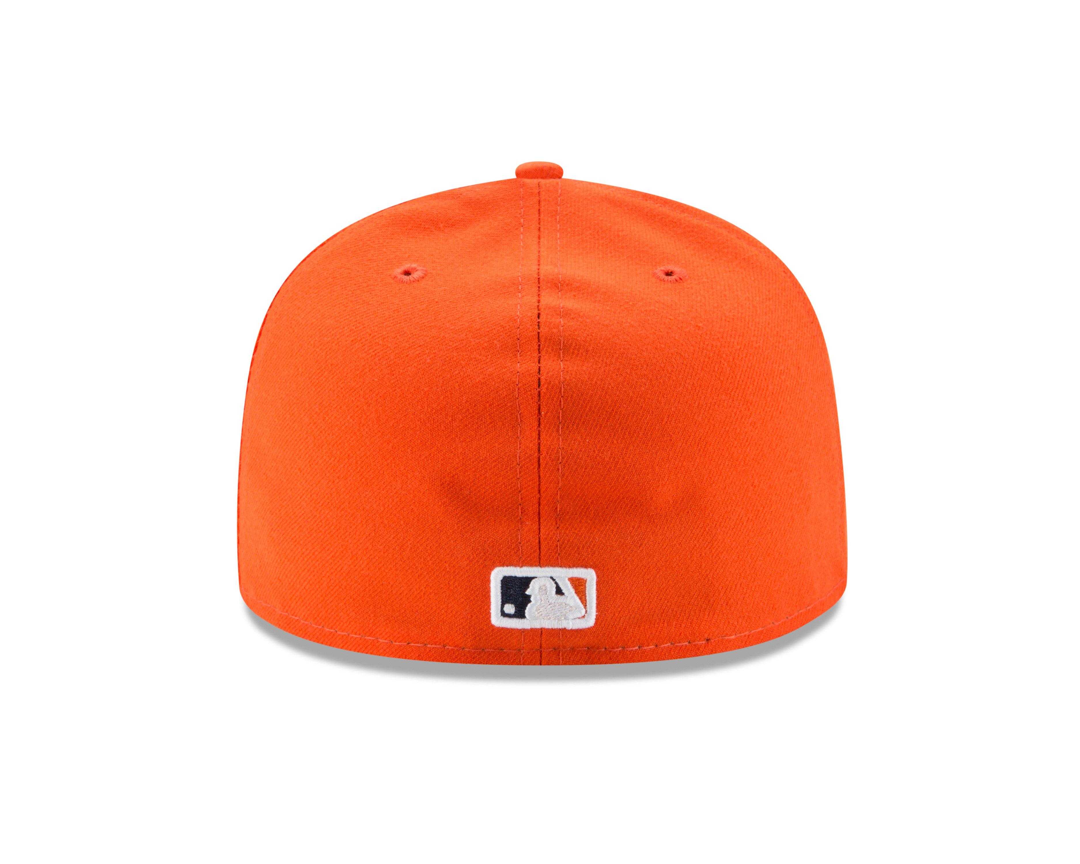 New Era Houston Astros 59FIFTY Alternate Authentic Collection Orange Fitted Hat