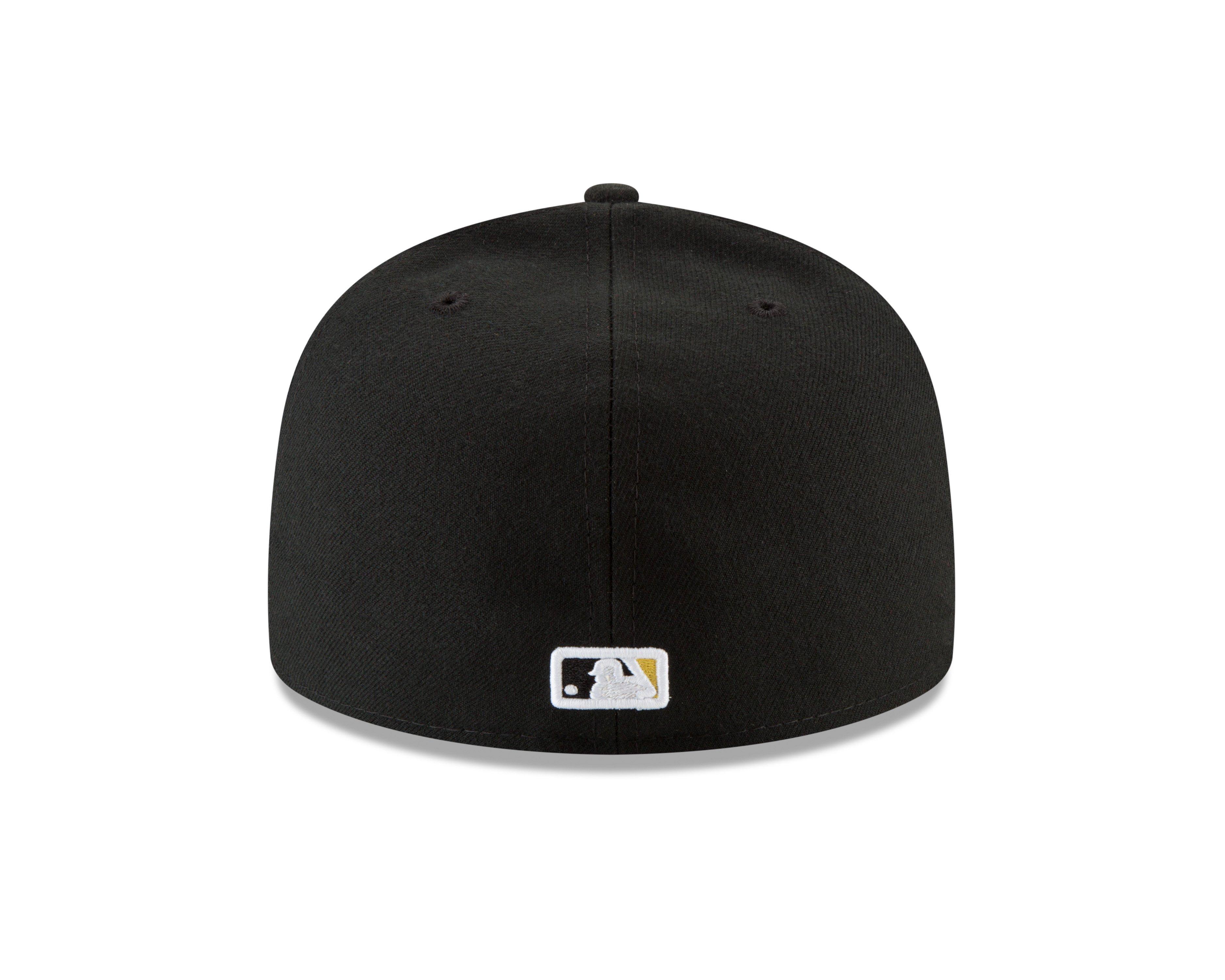 New Era Pittsburgh Pirates 59FIFTY Authentic Collection Fitted Cap-Black
