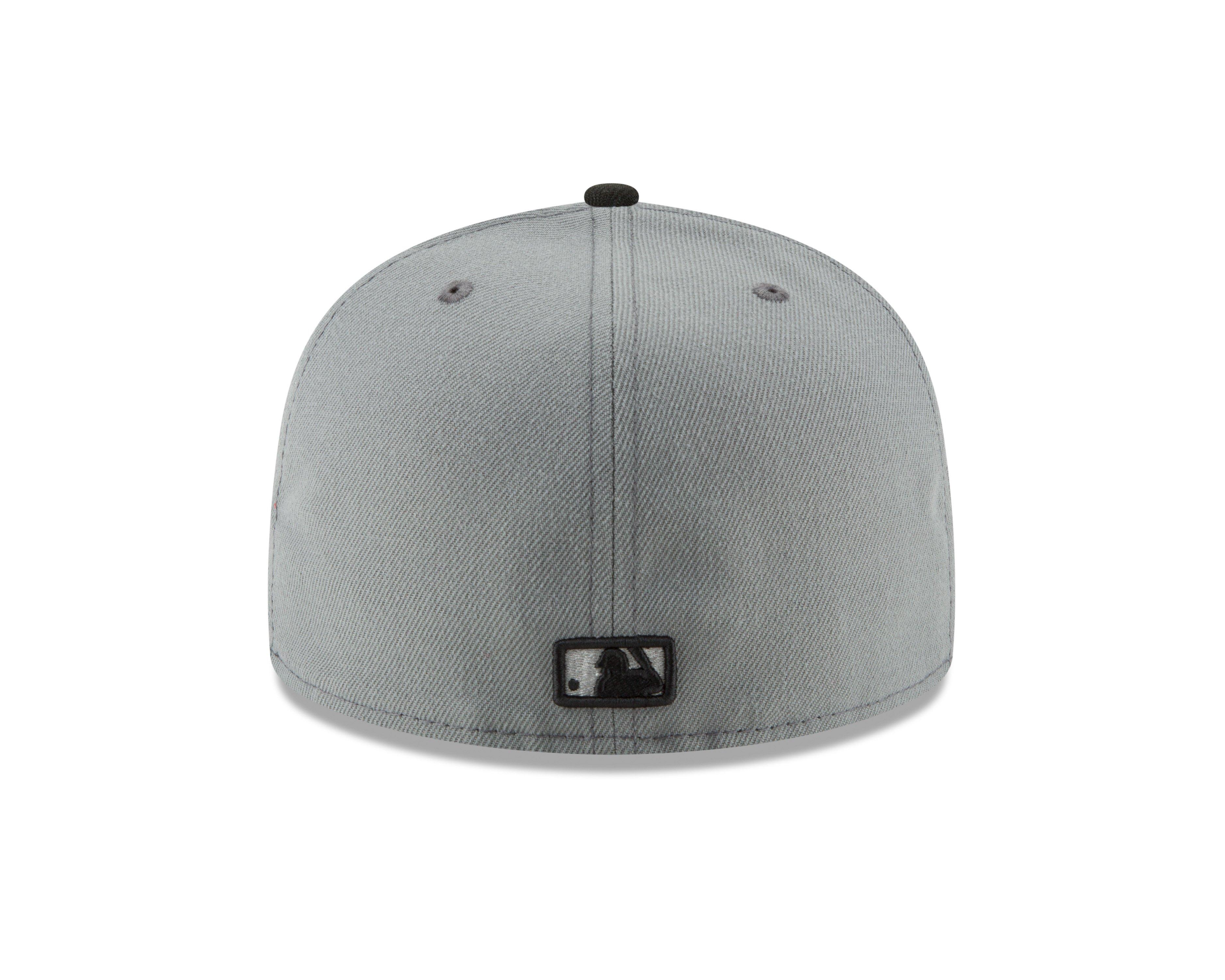 New Era Atlanta Braves 59FIFTY Two Tone Basic Grey/Black Fitted Hat