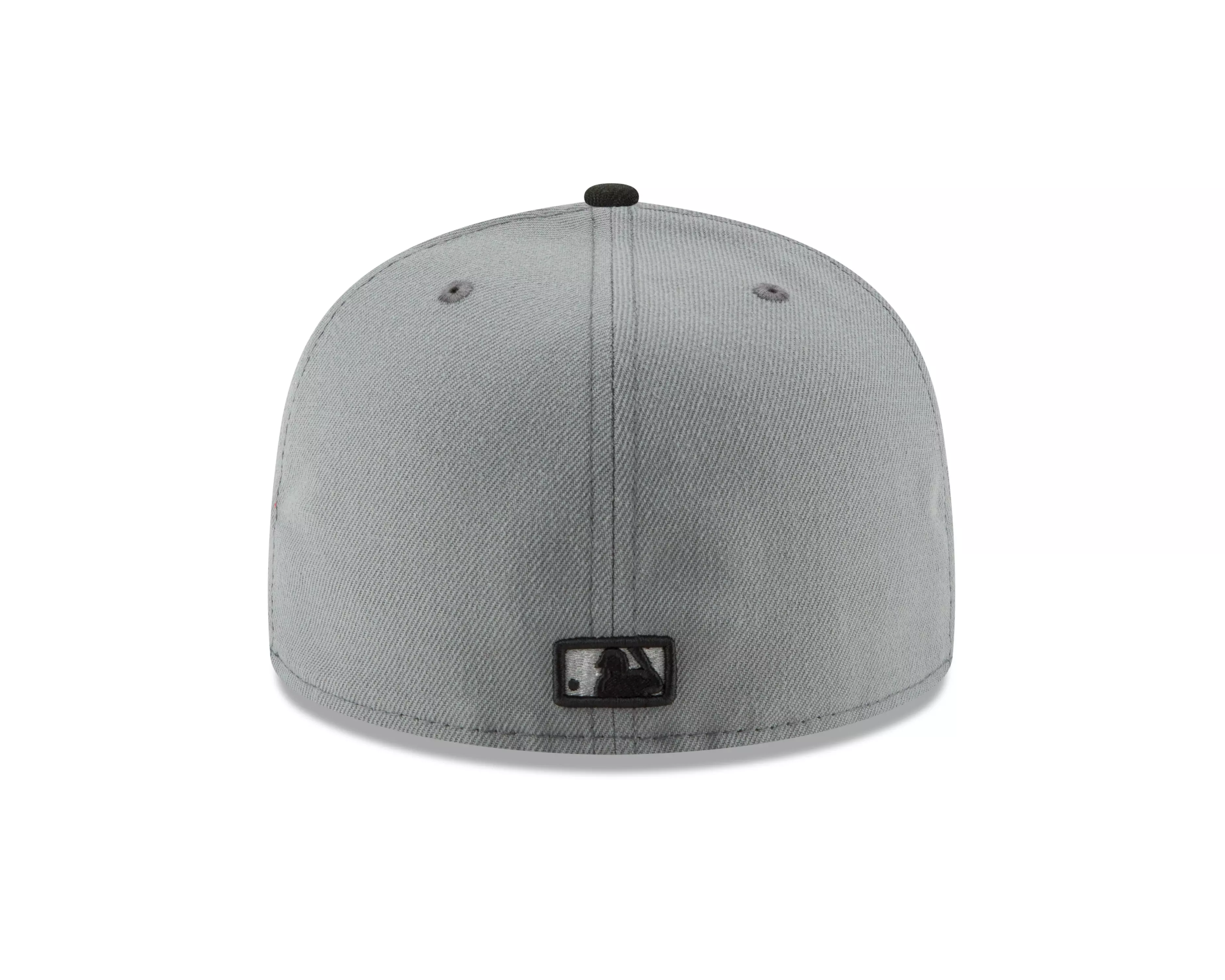 New Era Atlanta Braves 59FIFTY Two Tone Basic Fitted Hat-Grey/Black - DK GREY