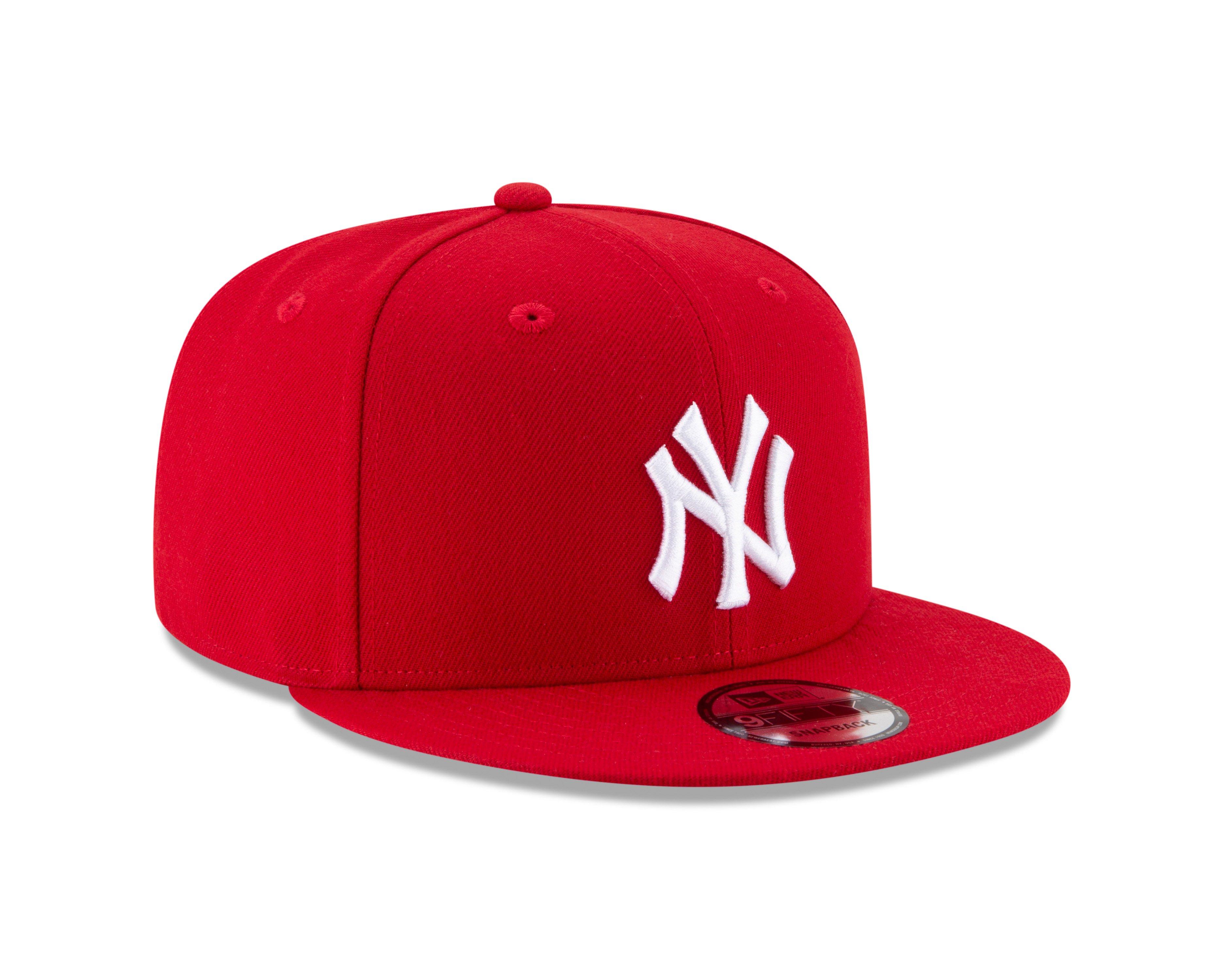 New Era New York Yankees Basic 9FIFTY Snapback Hat-Red