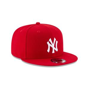 New Era New York Yankees Basic 9FIFTY Snapback Hat-Red