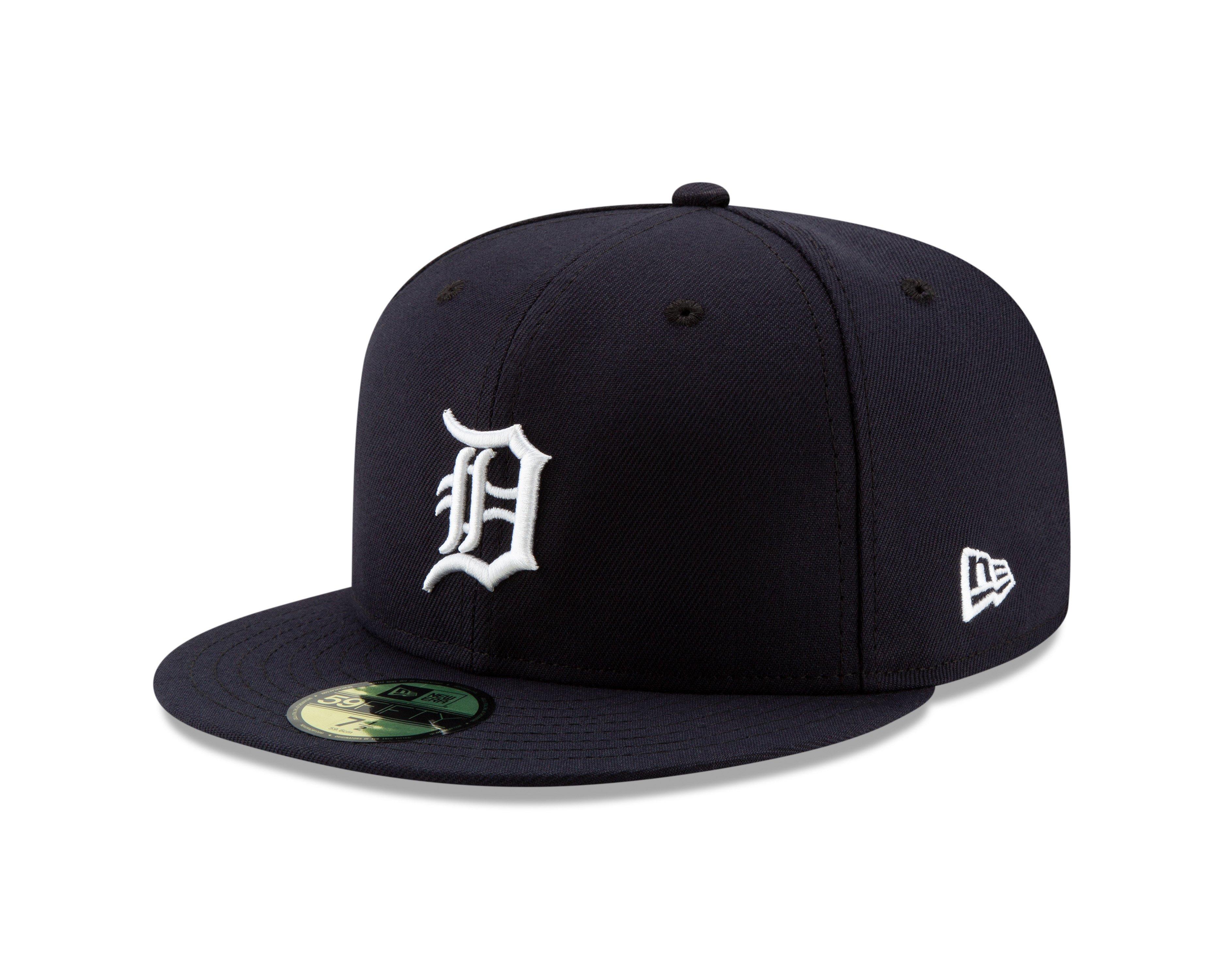 New Era Detroit Tigers Dark Green Basic 59FIFTY Fitted Hat - Hibbett