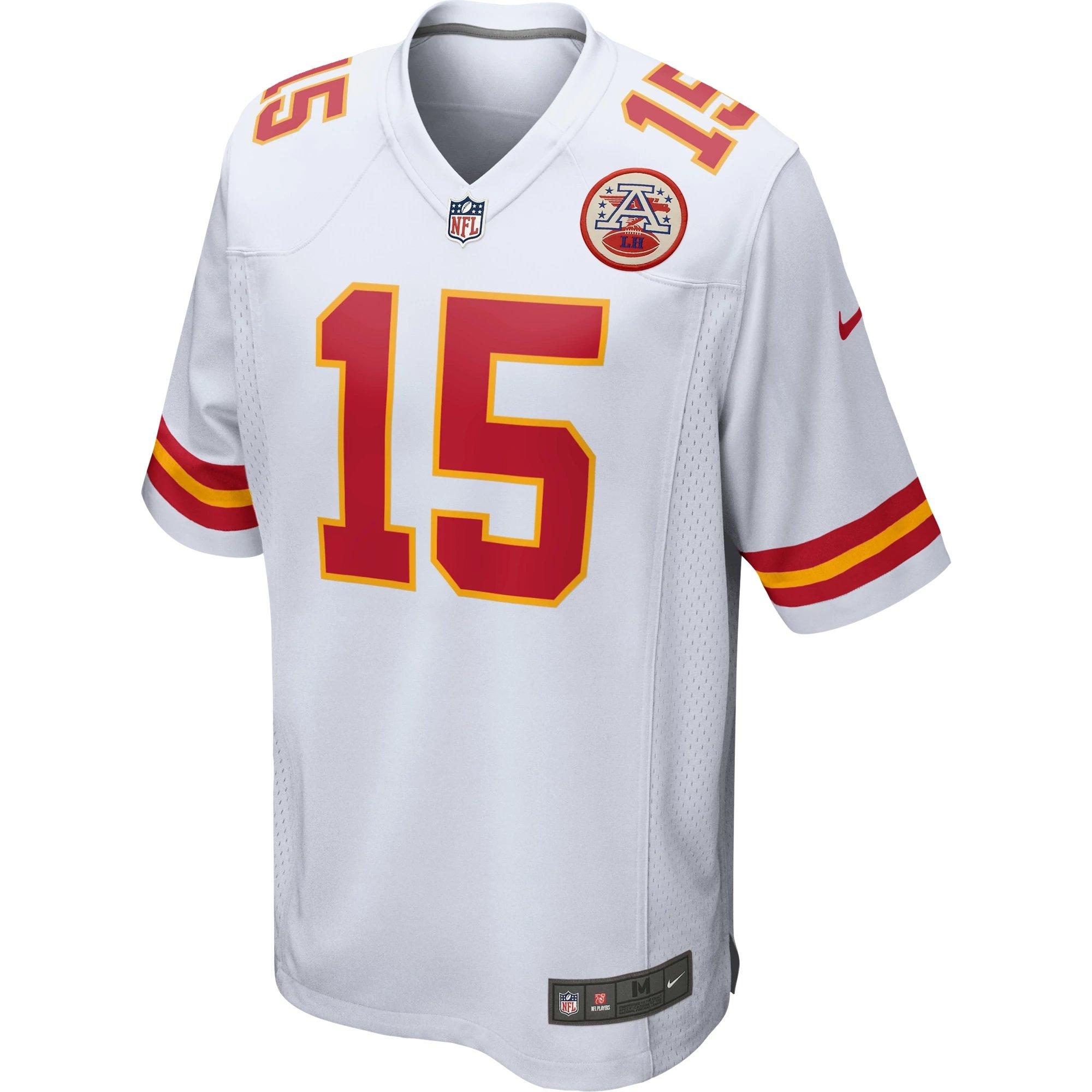 Nike Patrick Mahomes #15 Kansas City Chiefs Pro-Cut Game Jersey-White