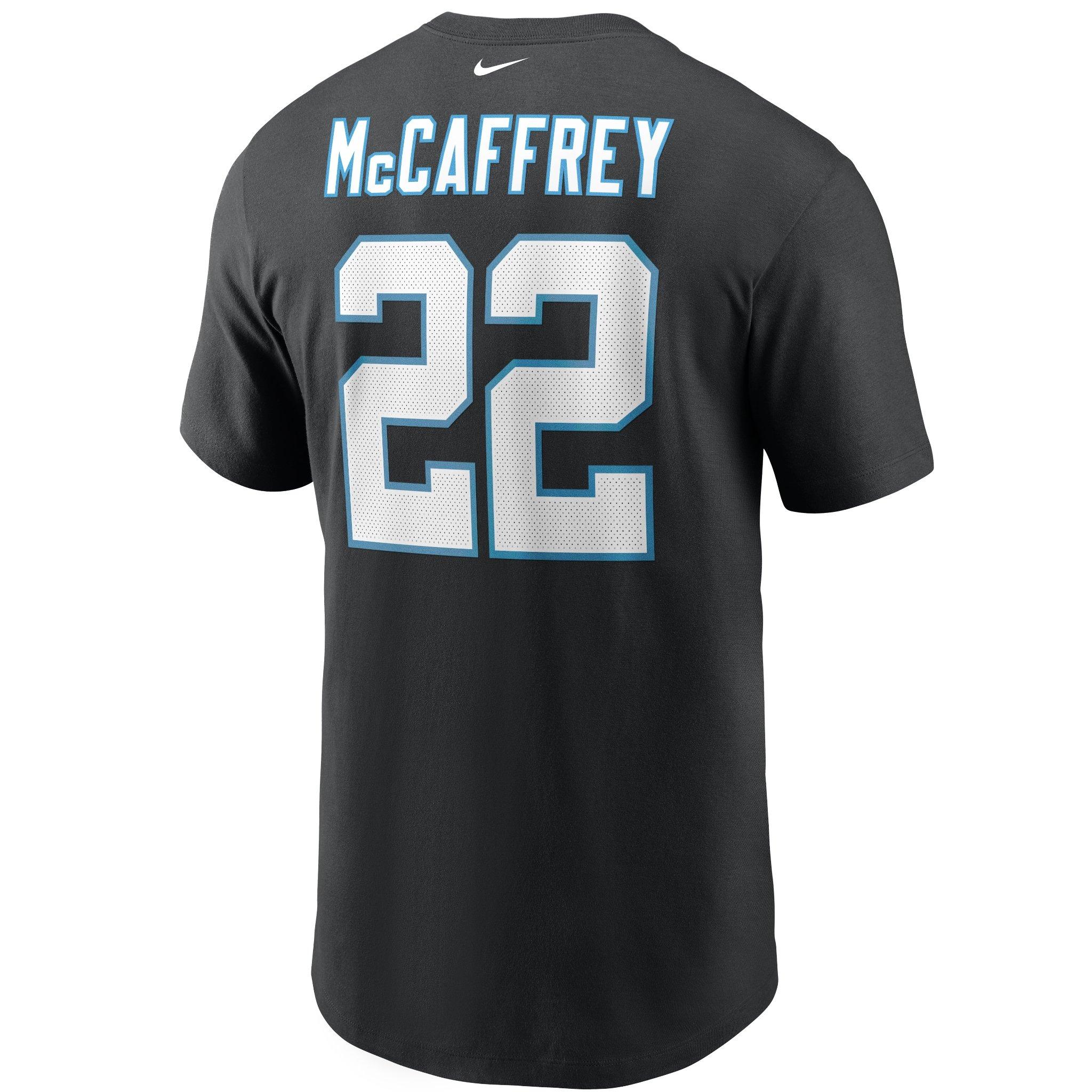 Men's Nike Christian McCaffrey Black Carolina Panthers Name