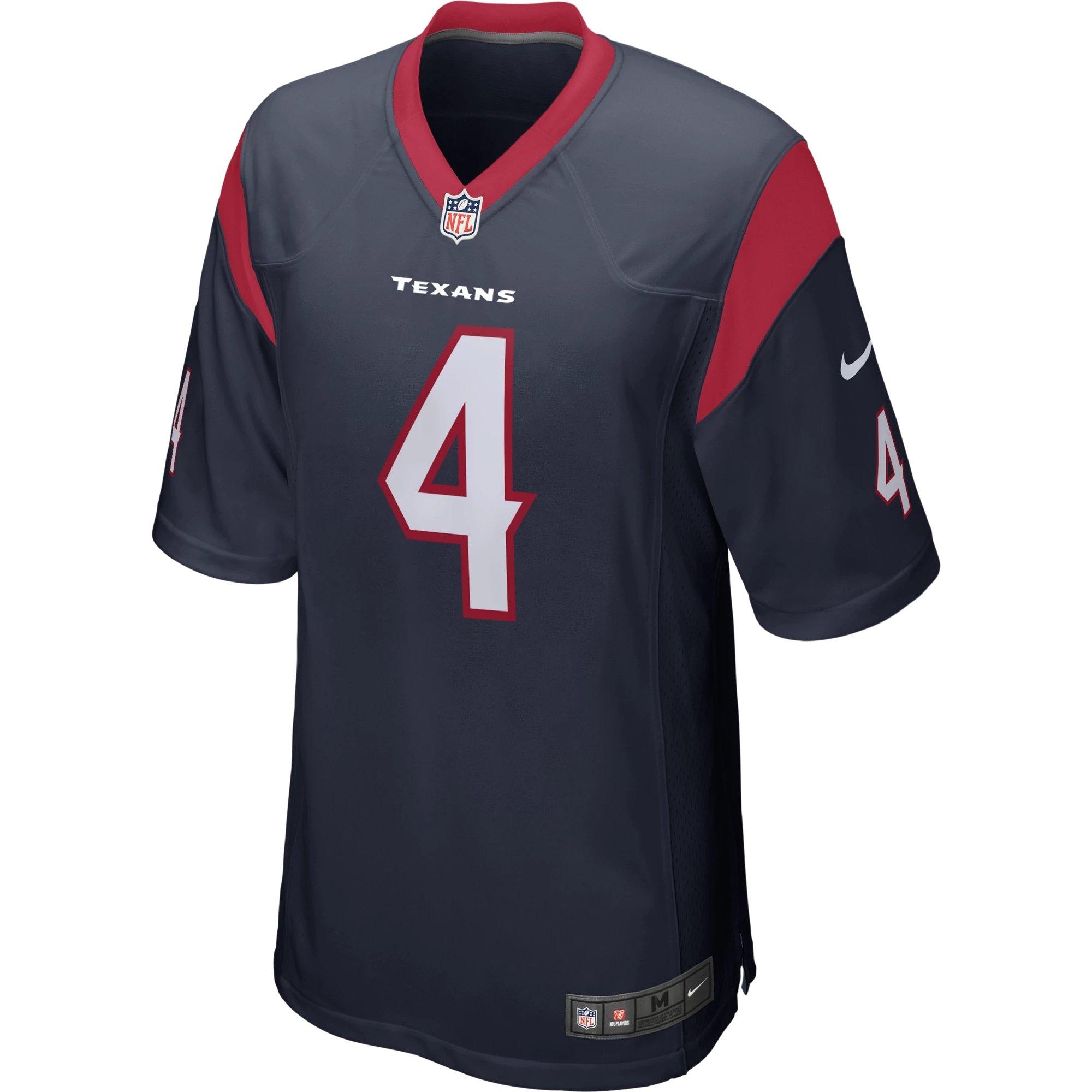 Youth Deshaun Watson Black Houston Texans Player Jersey