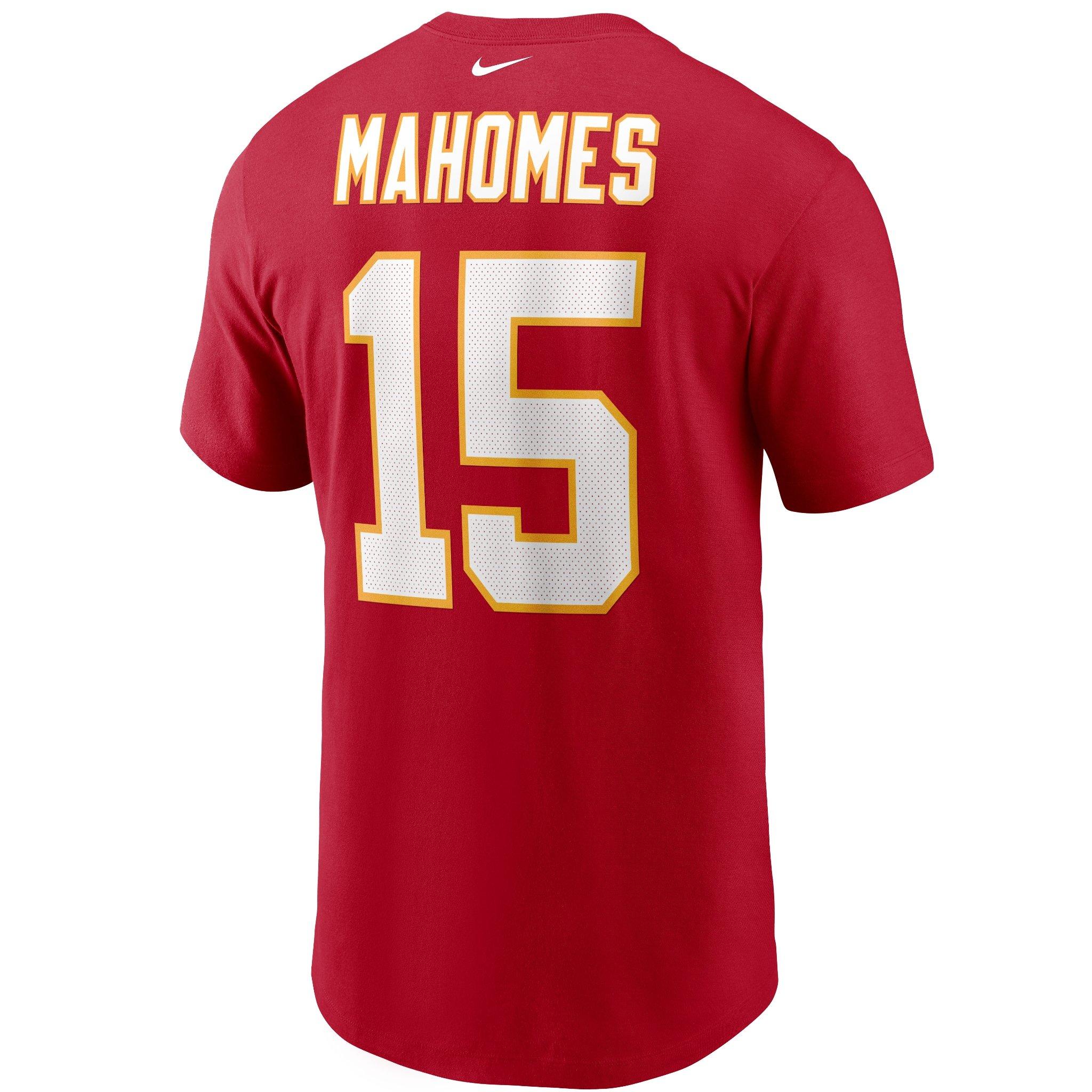 NFL Kansas City Chiefs Patrick Mahomes Jersey No.15 Baseball Team Shirts  for Men XX-Large Basketball Accessories 