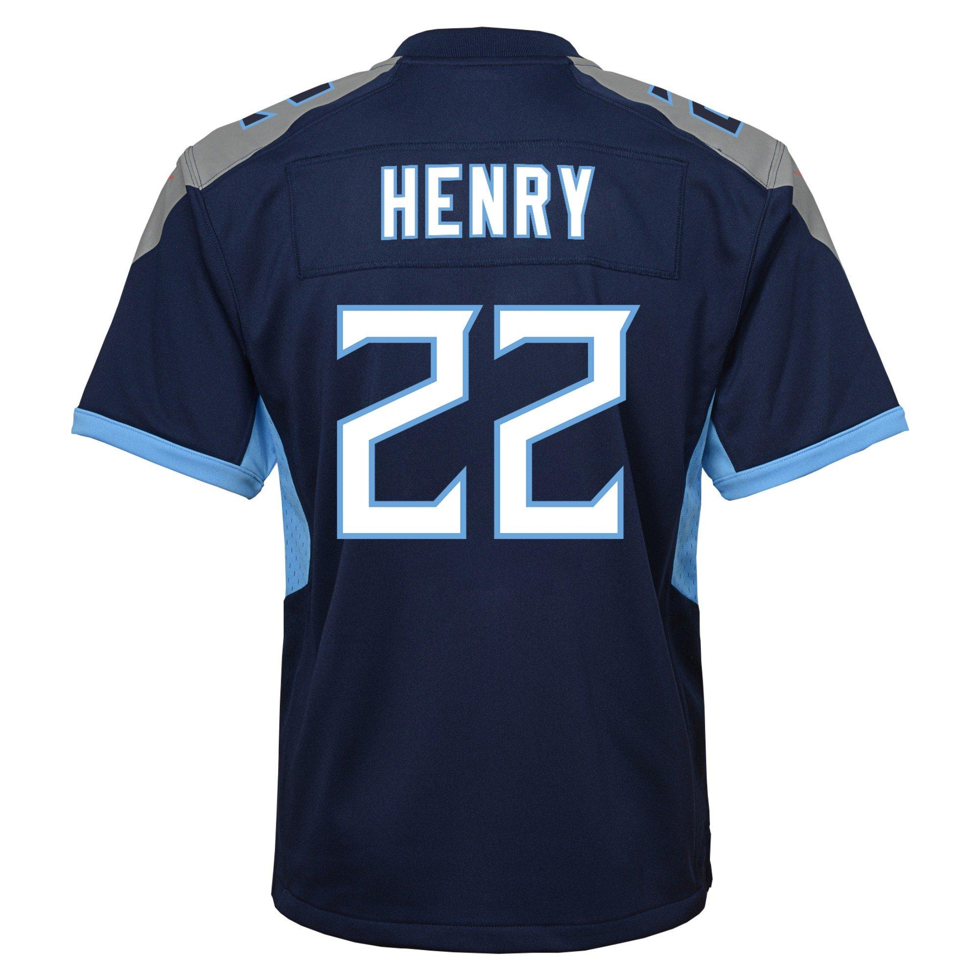 Nike Youth D. Henry Tennessee Titans NFL Jersey - NAVY Thumbnail View 1