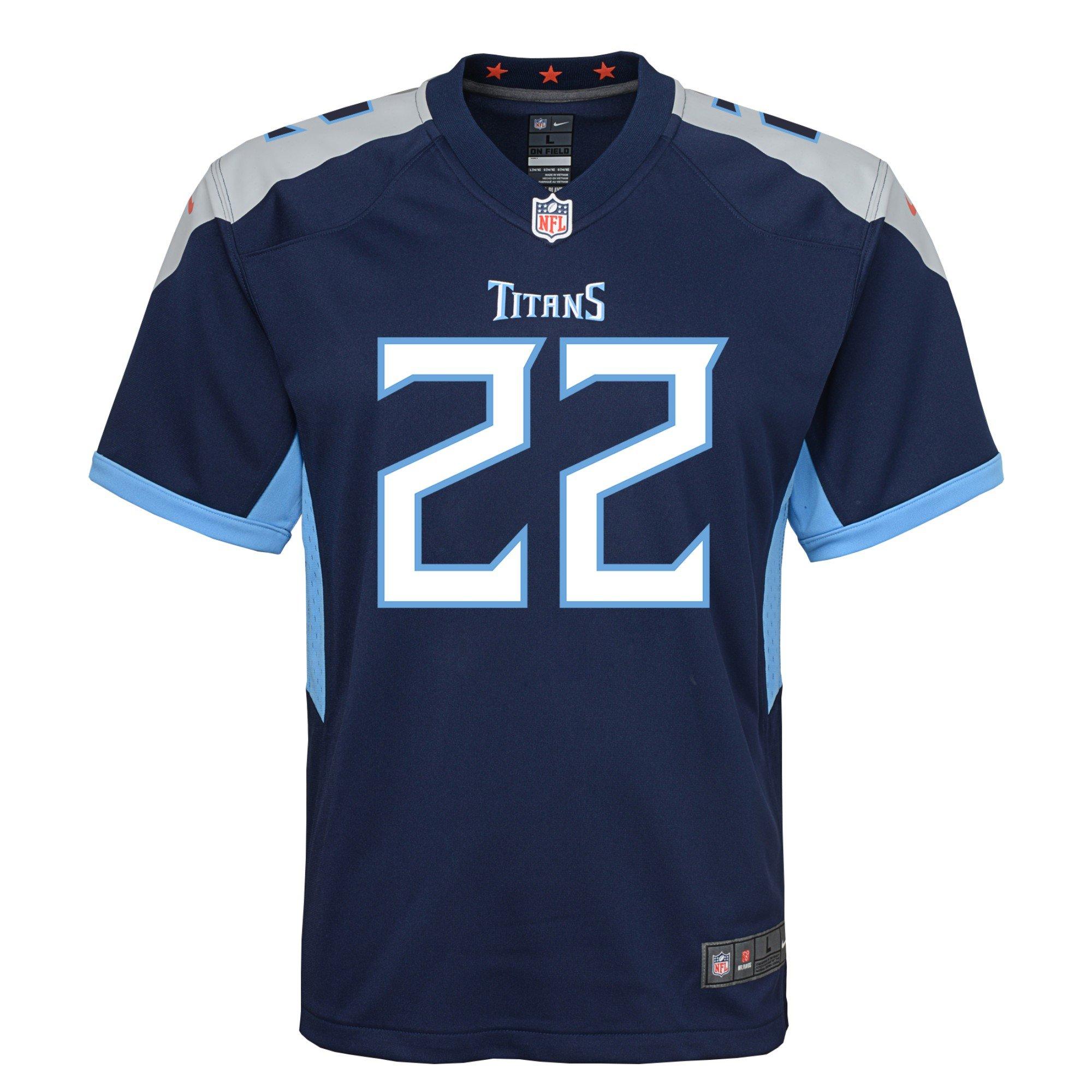 Nike Youth D. Henry Tennessee Titans NFL Jersey - NAVY Thumbnail View 2
