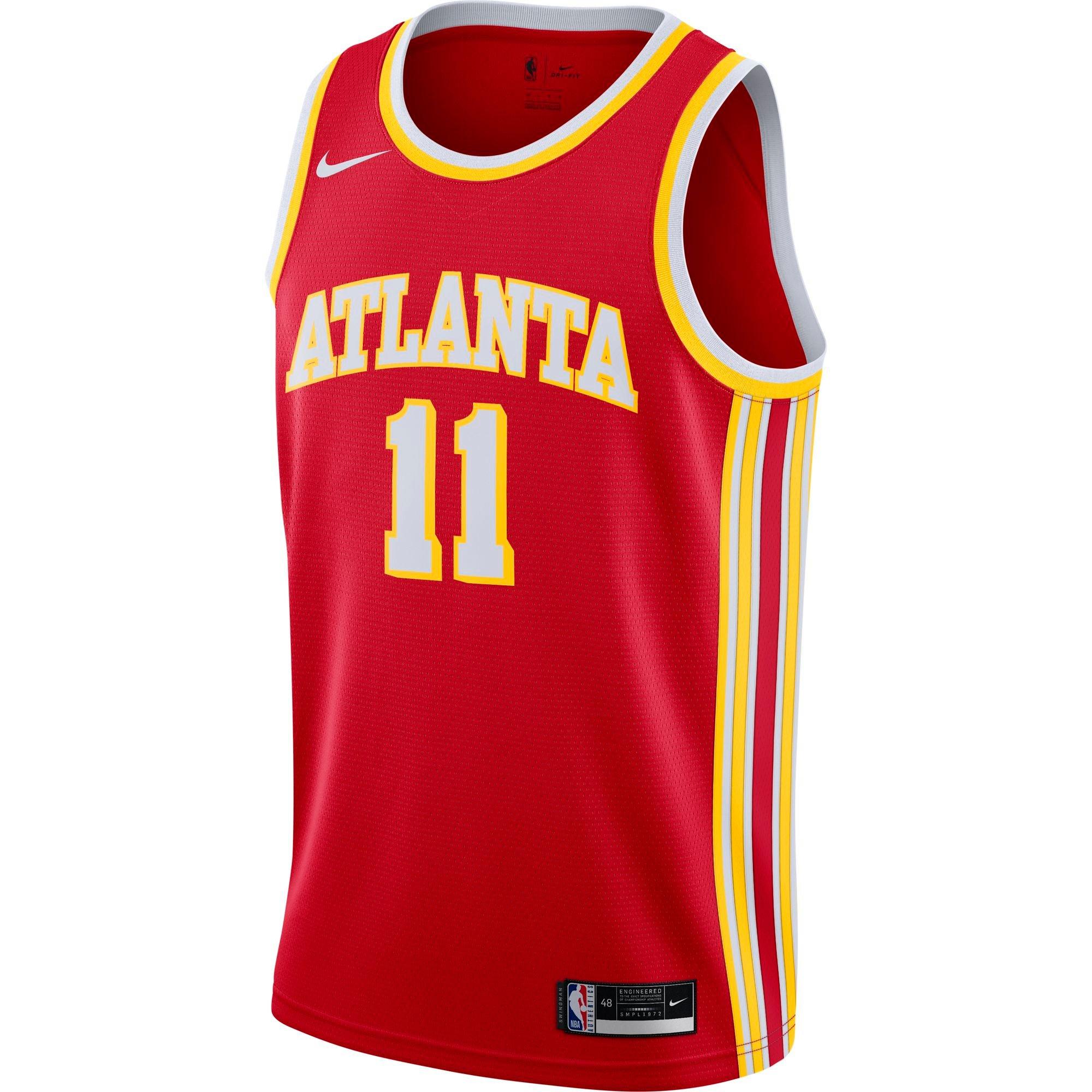 Trae Young Atlanta Hawks PeachTree Jersey SwingMan Nike Connect Men Sz 50  Large