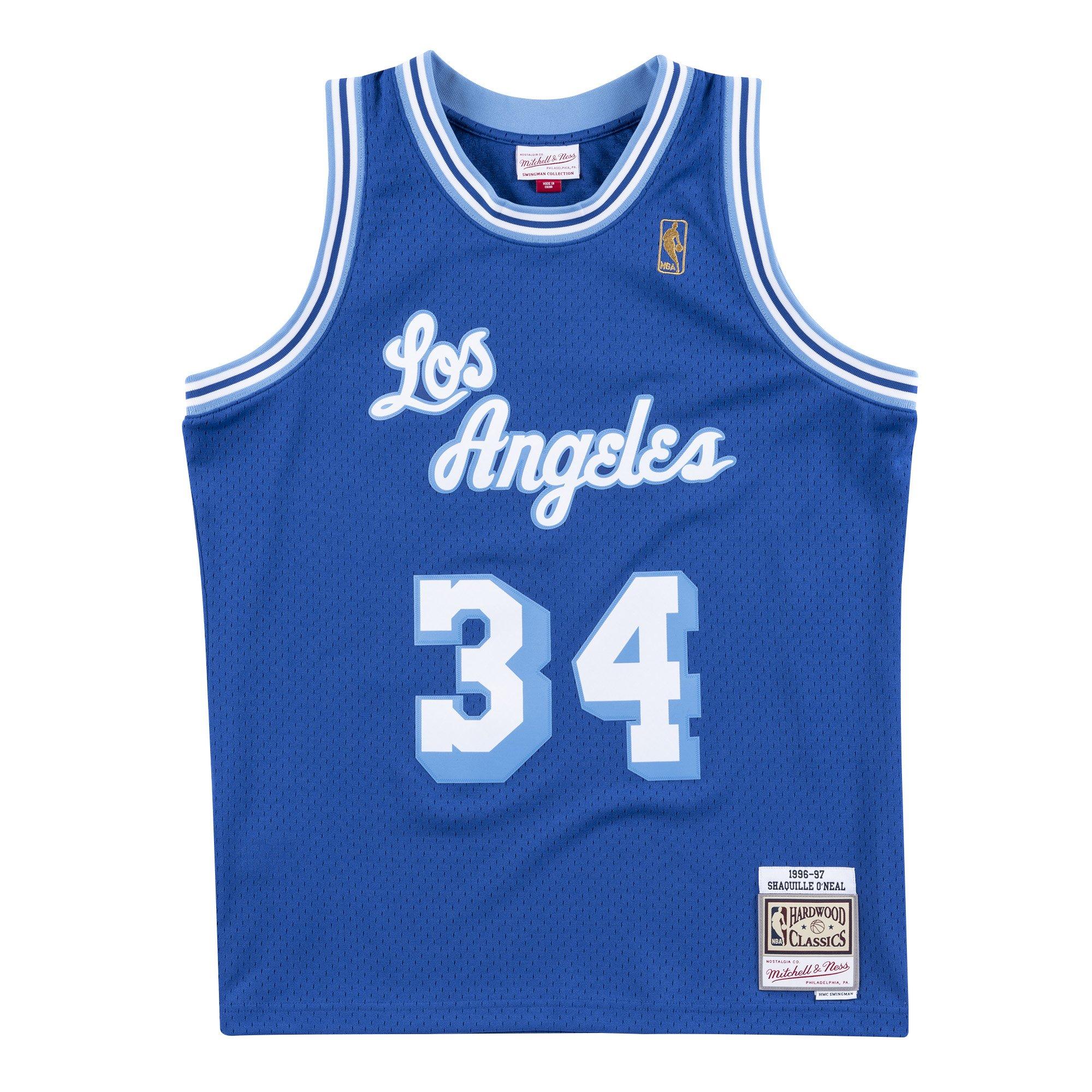 Mitchell & Ness Men's Los Angeles Lakers Shaquille O'Neal Swingman Jersey Mitchell & Ness Men's Los Angeles Lakers Shaquille O'Neal Swingman Jersey