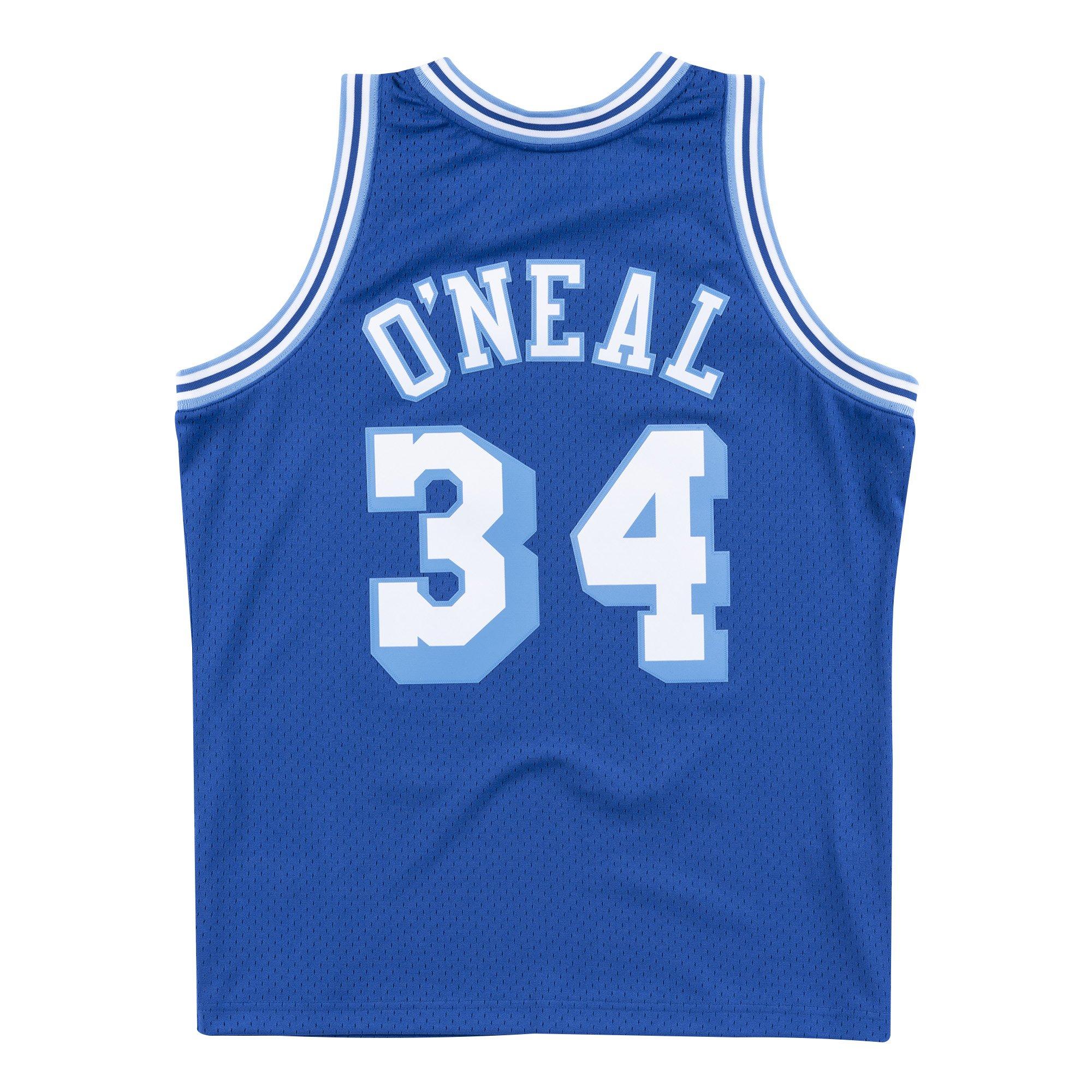 Mitchell & Ness Men's Los Angeles Lakers Shaquille O'Neal 1996 Split  Swingman Jersey - Hibbett