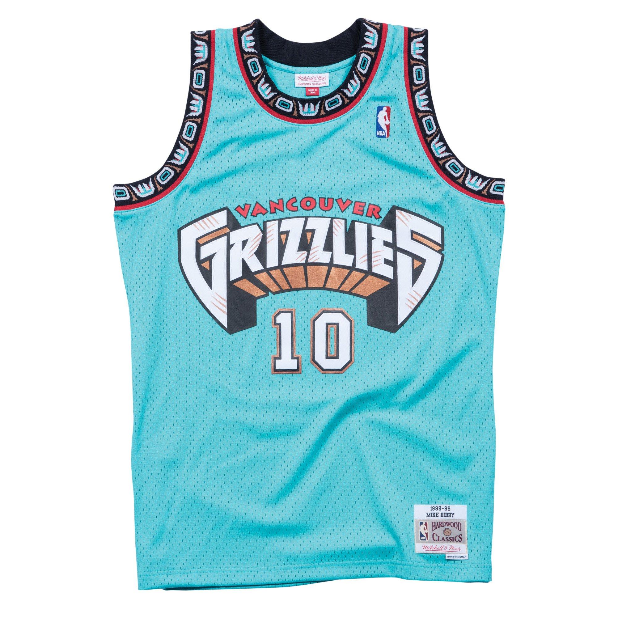 Vancouver Grizzlies Black Team Colour Swingman By Mitchell & Ness