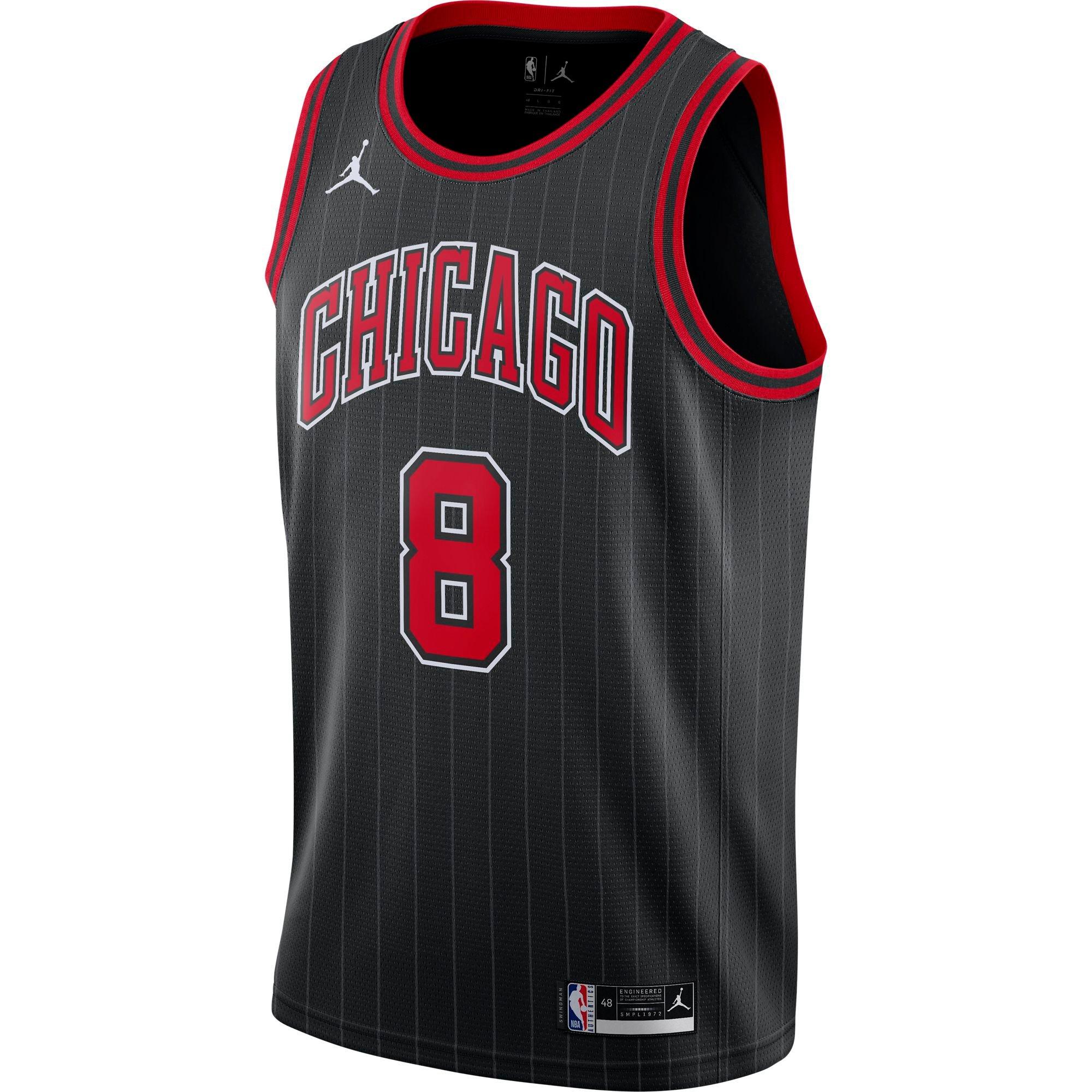 Zach LaVine Signed Chicago Pro Edition Basketball Jersey Black