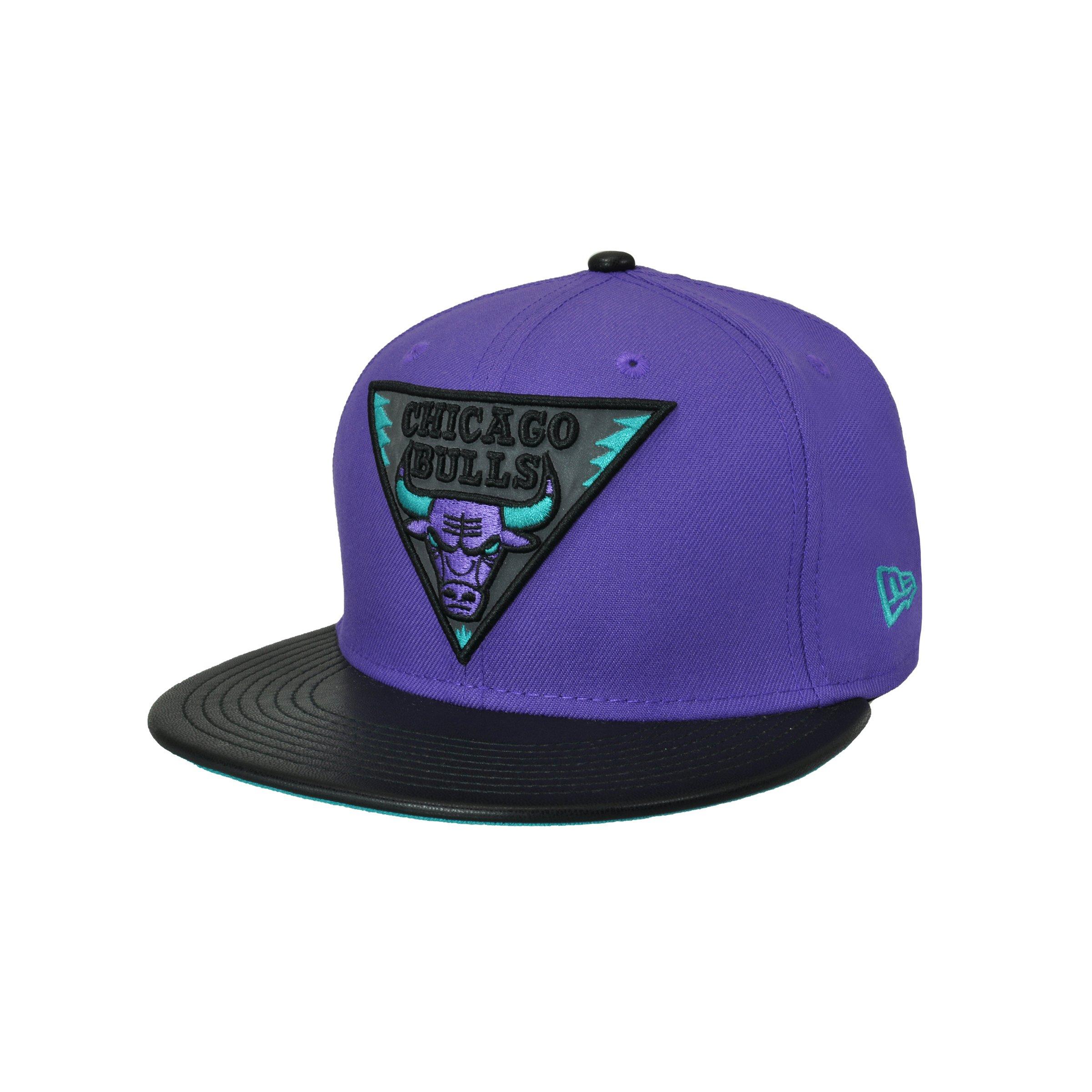 purple chicago bulls hat