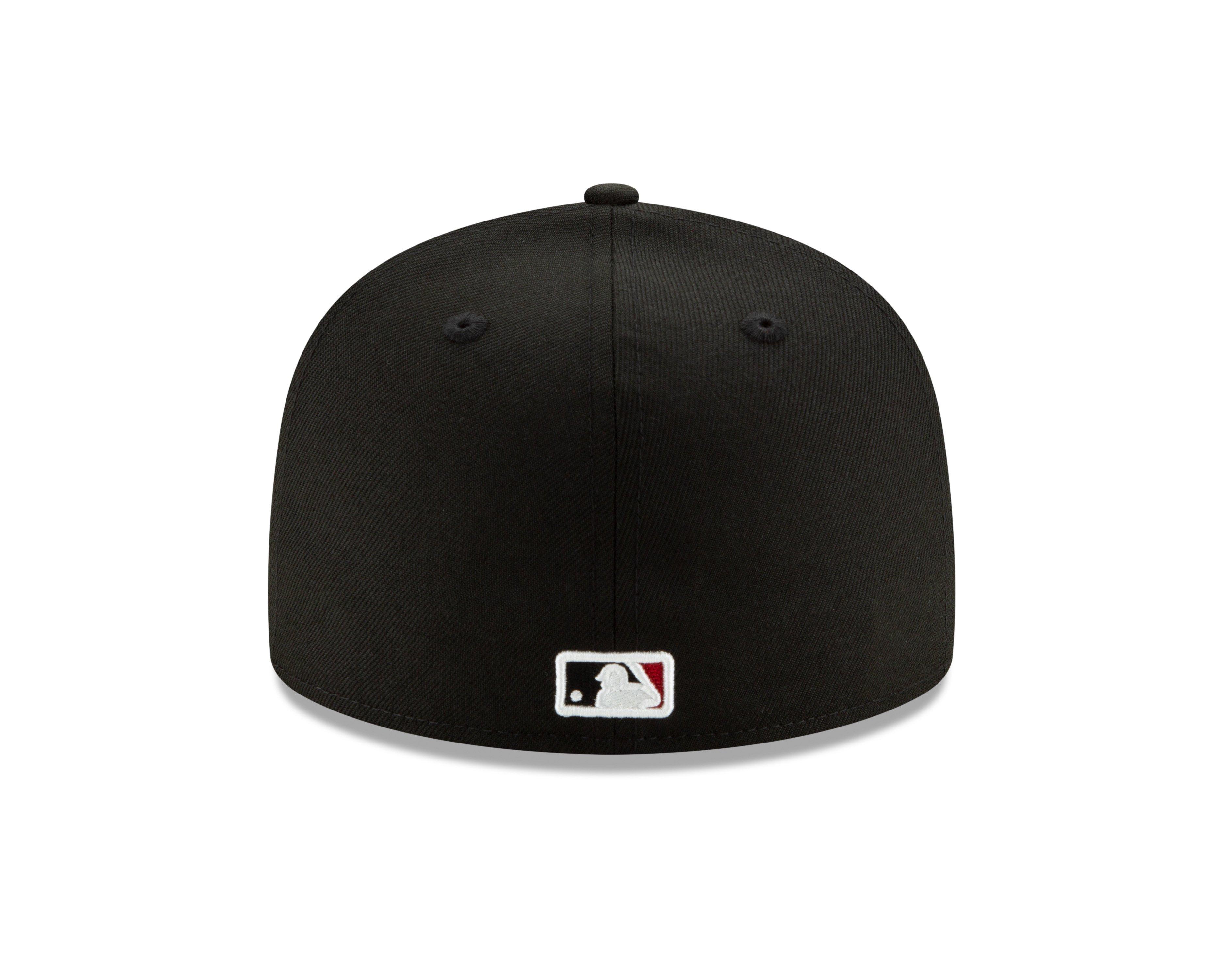 New Era Arizona Diamondbacks Authentic Collection Game 59FIFTY Fitted Hat - BLACK Thumbnail View 3