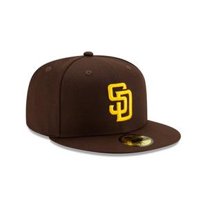 New Era San Diego Padres 59FIFTY Authentic Collection Game Fitted Hat-Black