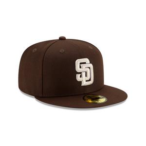 New Era San Diego Padres 59FIFTY Authentic Collection Alternate Fitted Hat-Brown
