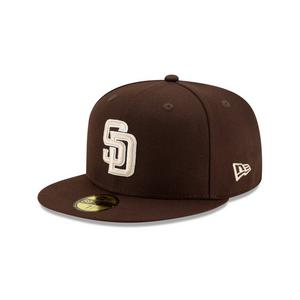 New Era San Diego Padres 59FIFTY Authentic Collection Alternate Fitted Hat-Brown