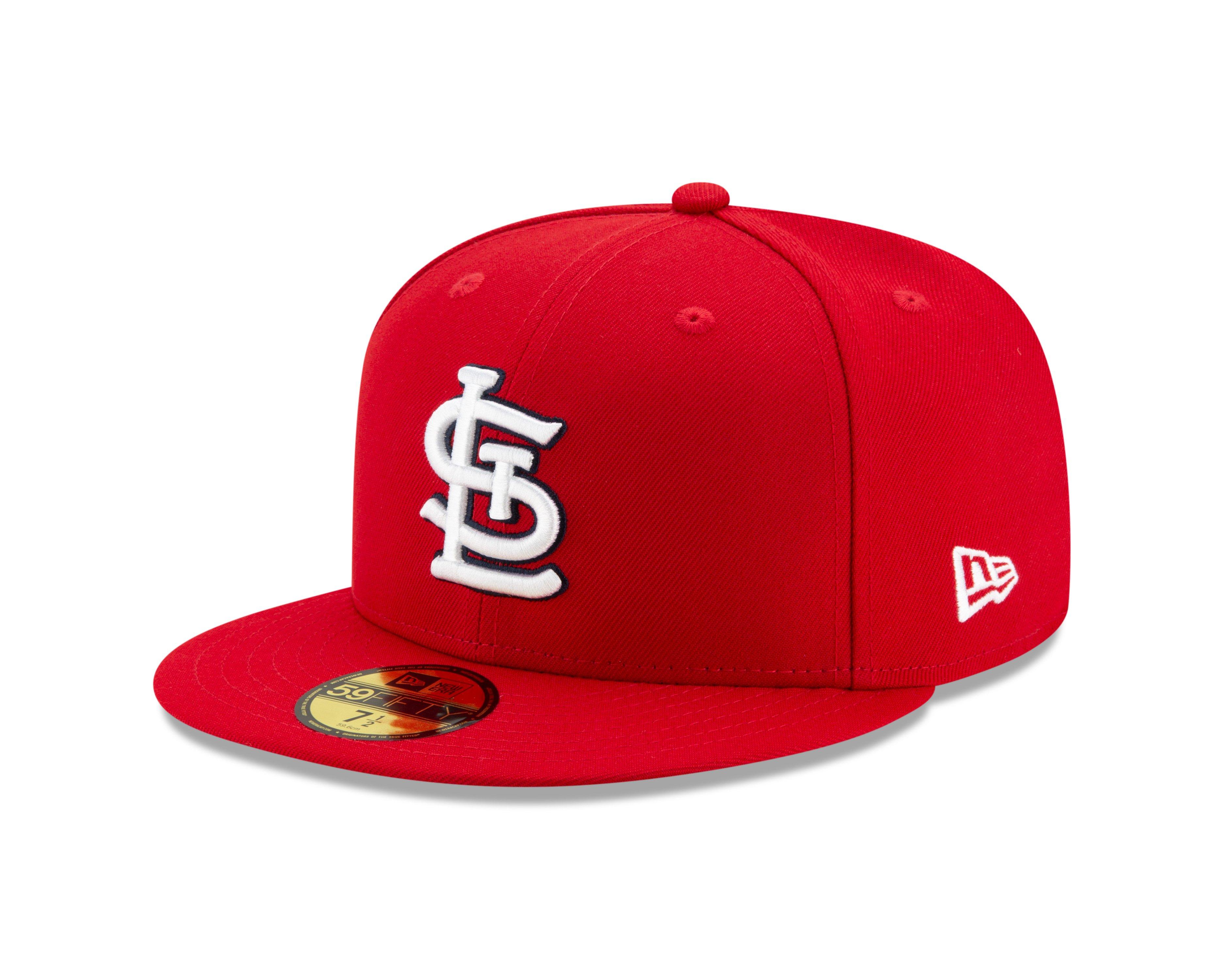 New Era St Louis Cardinals White 2T Color Pack 59FIFTY Fitted Hat, White, POLYESTER, Size 7 7/8, Rally House