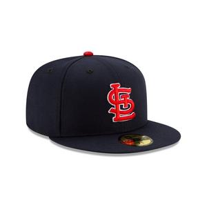 New Era St. Louis Cardinals 59FIFTY Authentic Collection Fitted Hat-Black