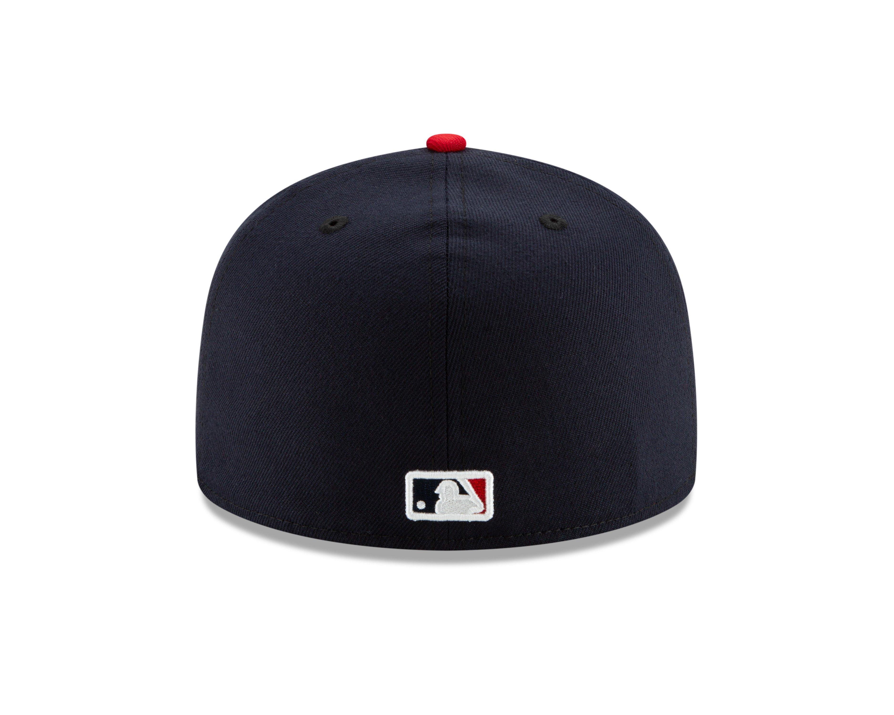 New Era St. Louis Cardinals 59FIFTY Authentic Collection Fitted Hat - Black - NAVY Thumbnail View 4