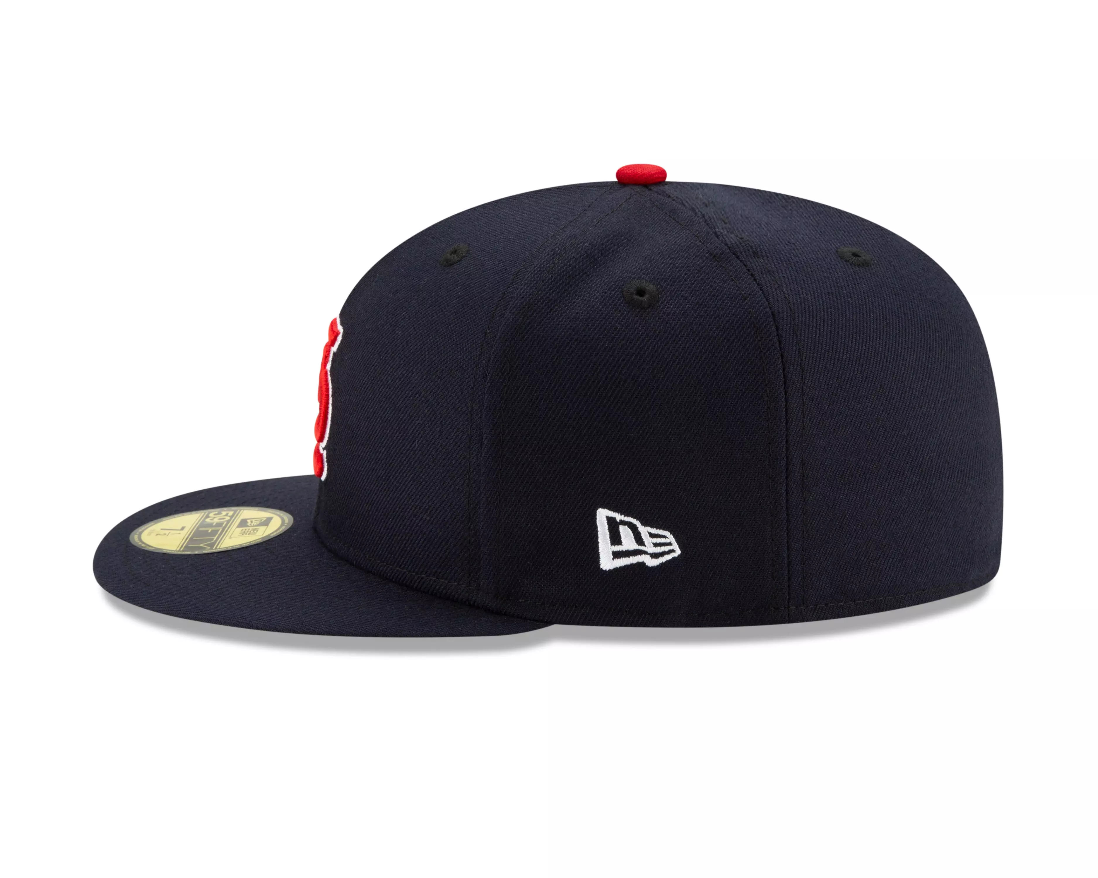 New Era St. Louis Cardinals 59FIFTY Authentic Collection Fitted Hat-Black - NAVY