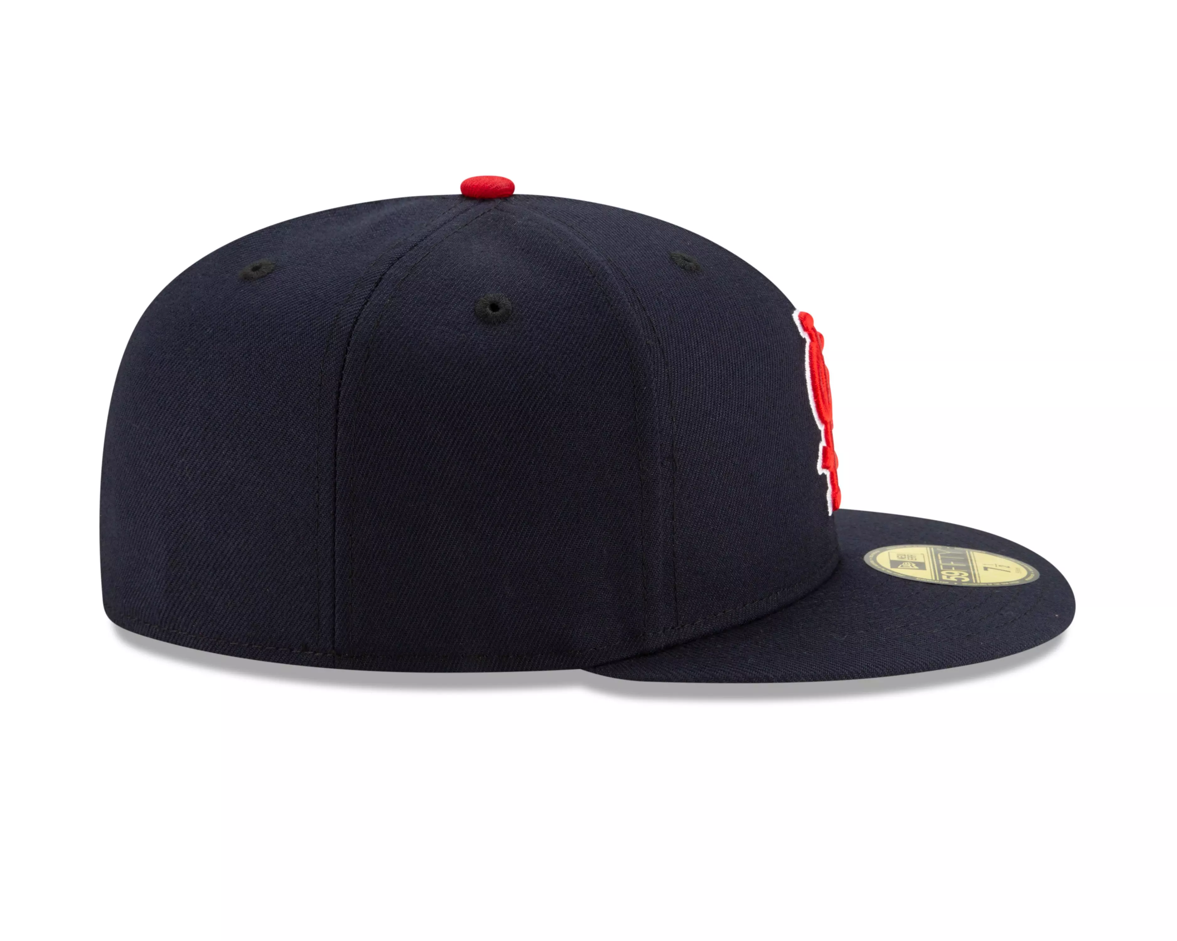 New Era St. Louis Cardinals 59FIFTY Authentic Collection Fitted Hat - Black - NAVY