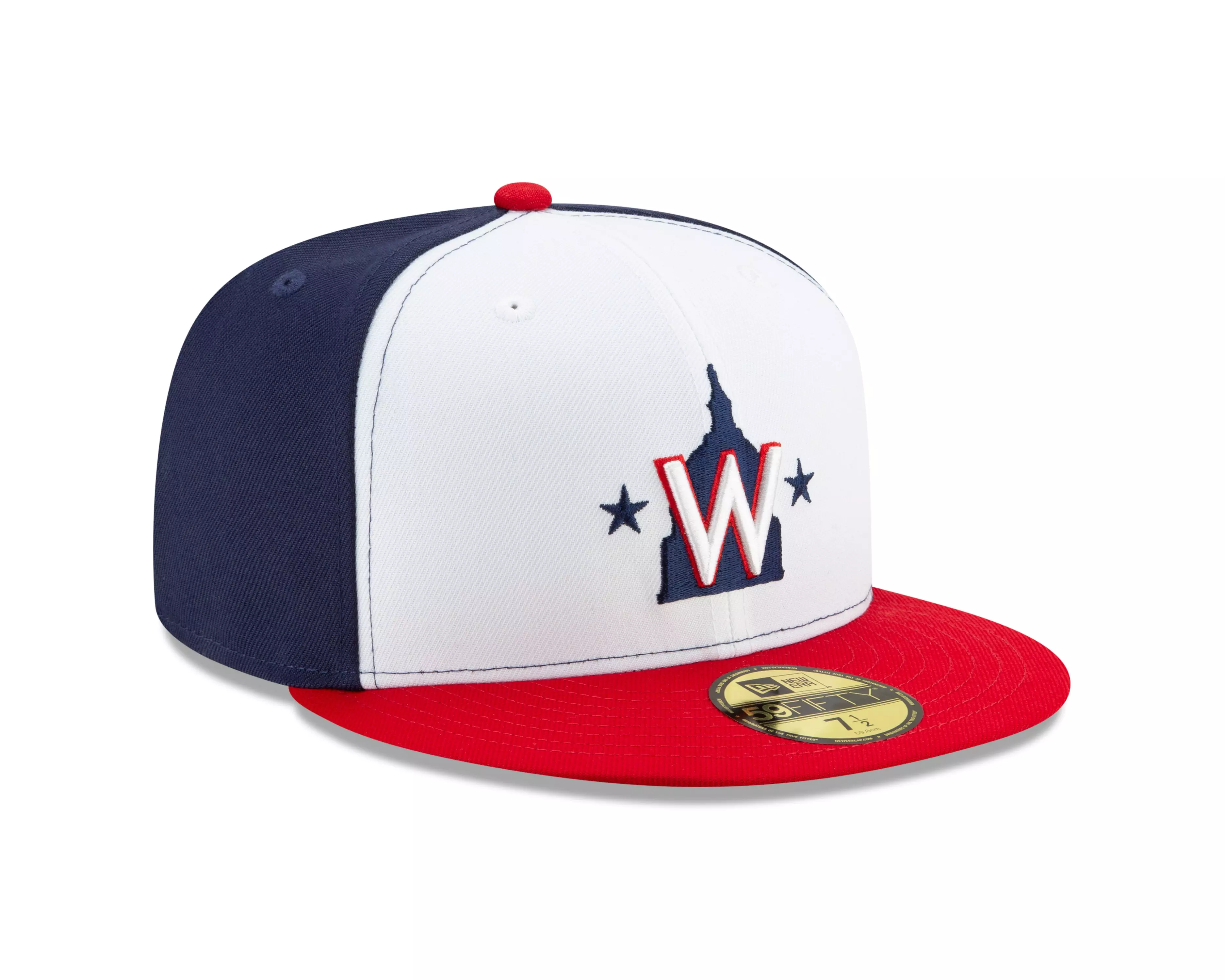 New Era Washington Nationals Authentic Collection Alternate 2 59FIFTY Fitted Hat - BLUE