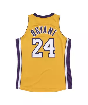 Vintage Adidas Originals Hardwood Classics Mens Size M NBA Los Angeles  Lakers Kobe Bryant #24 Jersey Yellow(s)