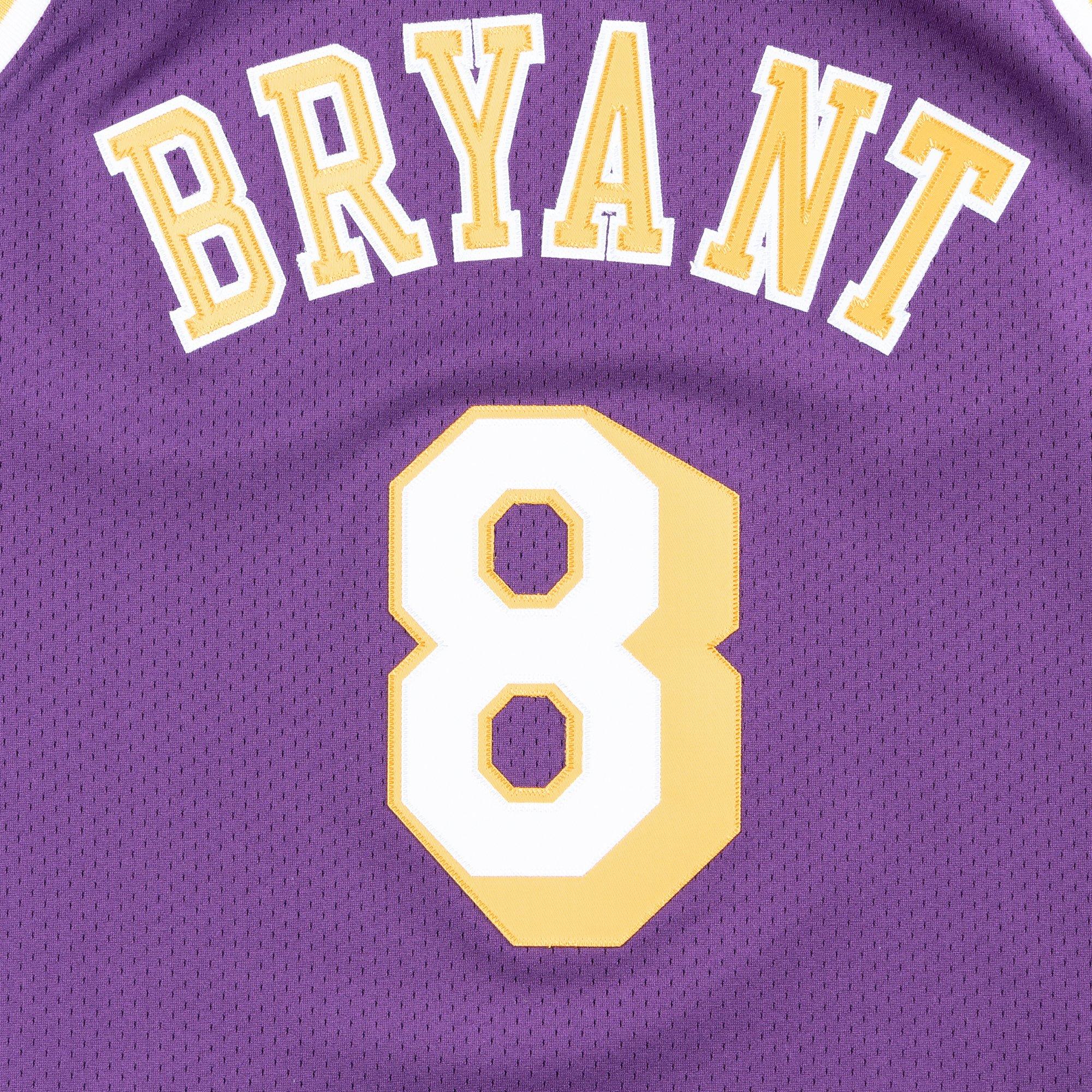 Kobe Bryant Los Angeles Lakers Mitchell & Ness 1996-97 Hardwood Classics  Authentic Player Purple Basketball Jersey • Kybershop