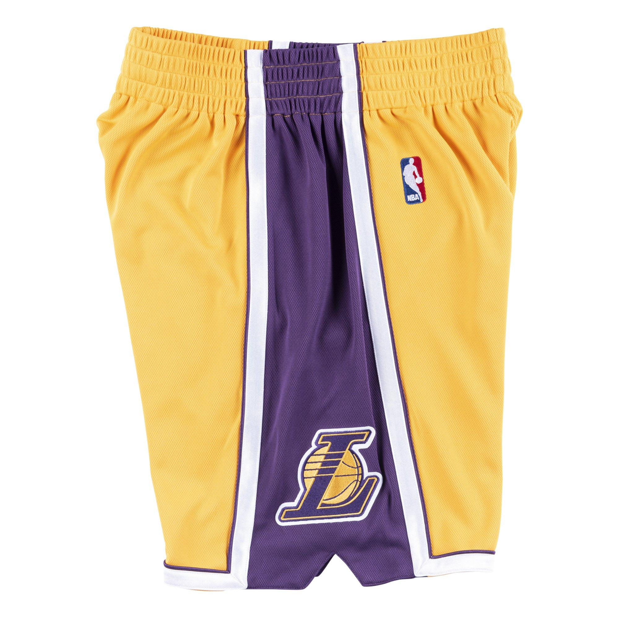 Los Angeles Lakers Mitchell & Ness NBA Authentic Shorts - Mens Size L